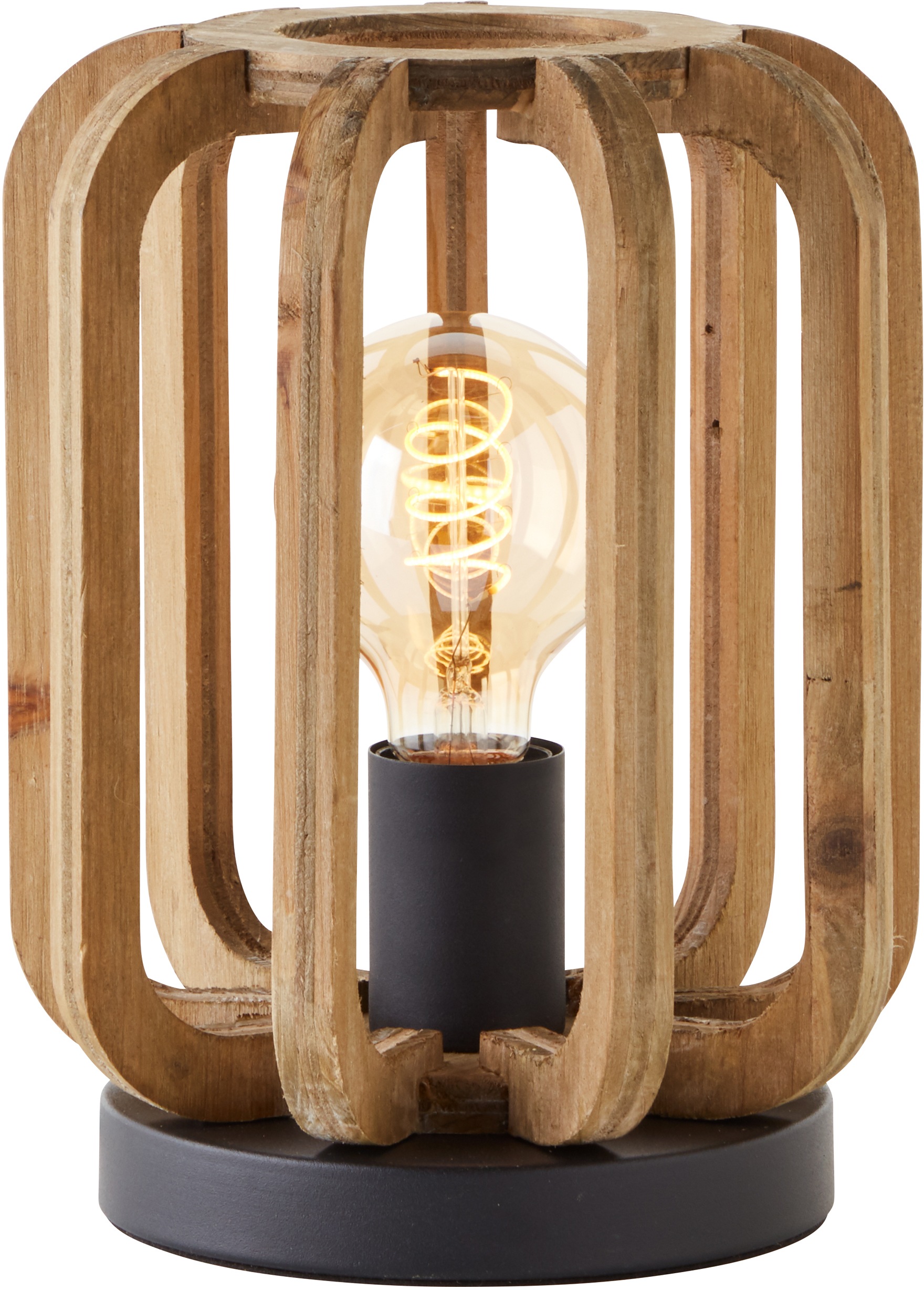 Image of GOODproduct Tischleuchte »Yanna«, E27, 1 St., FSC zertifiziert, holz hell/schwarz bei Ackermann Versand Schweiz