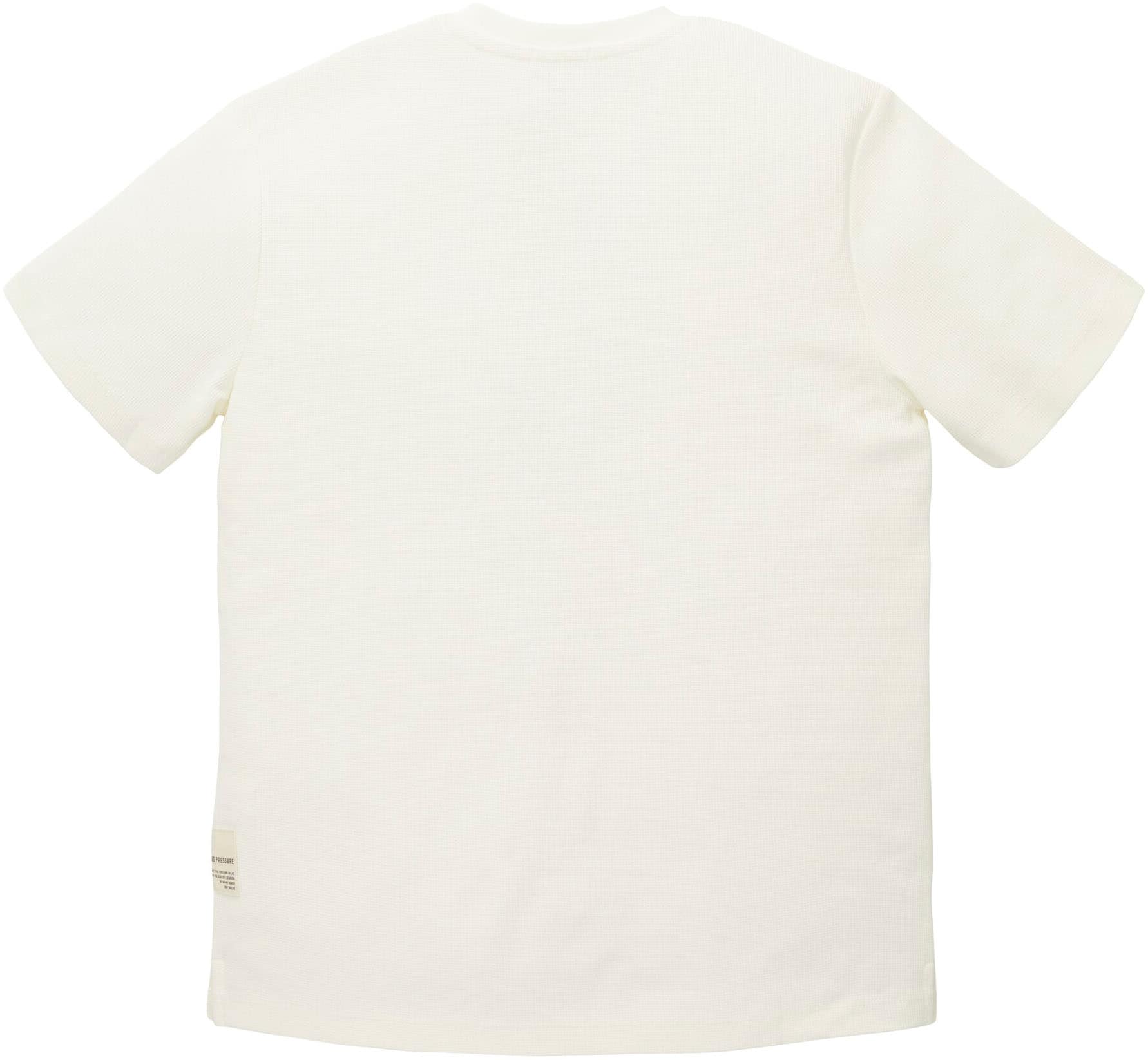 TOM TAILOR T-Shirt, Stickerei am Rumpf
