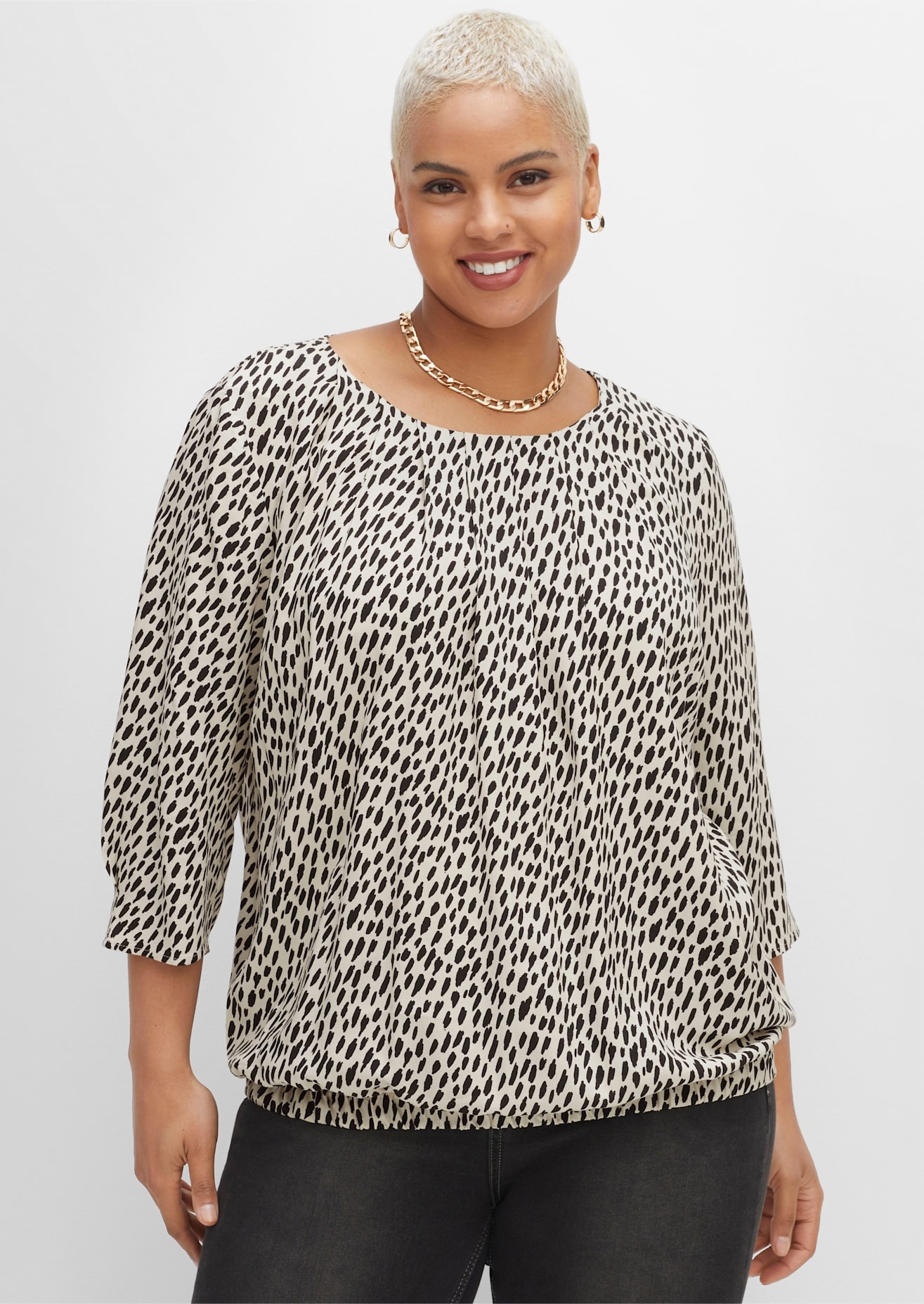 Image of Sheego Klassische Bluse