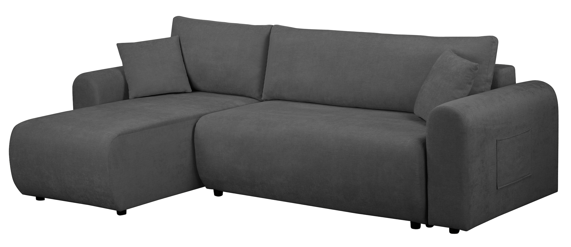 GOODproduct Ecksofa »JONAA L-Form, 241cm - OTTO. Verlässliche Qualität.« 133/200cm, Recamiere links/rechts, Bettkasten, Cord u. Struktur
