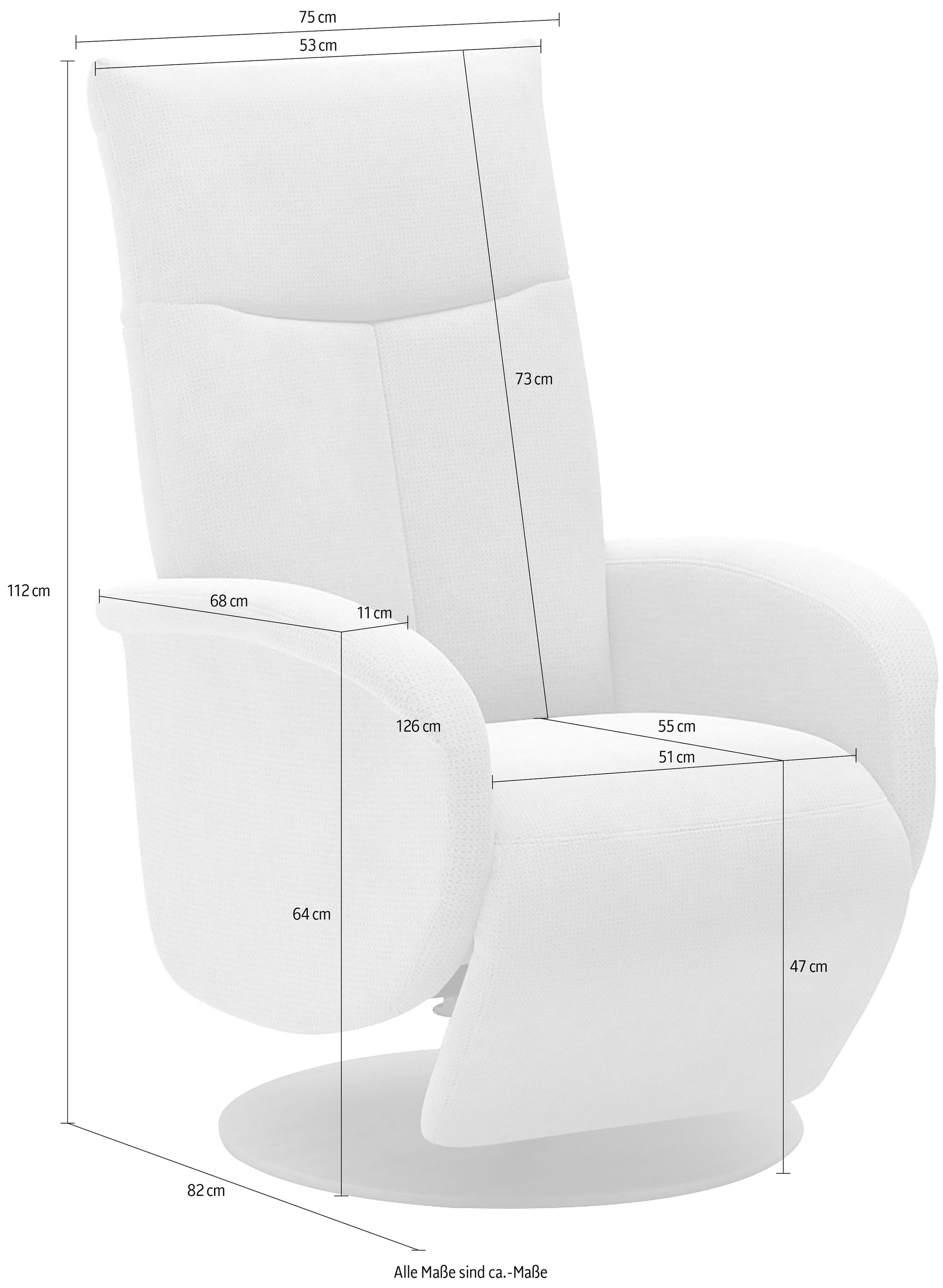 Home affaire Fauteuil TV »Glendale« wahlweise mit Aufstehhilfe, 2 Motoren und Akku