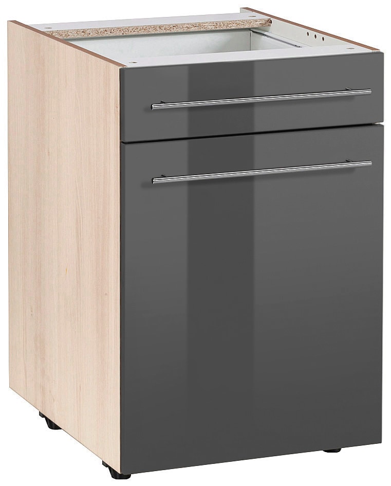 OPTIFIT Unterschrank »Bern«, 50 cm breit, mit Tür und Schubkasten, höhenverstellbare Füsse