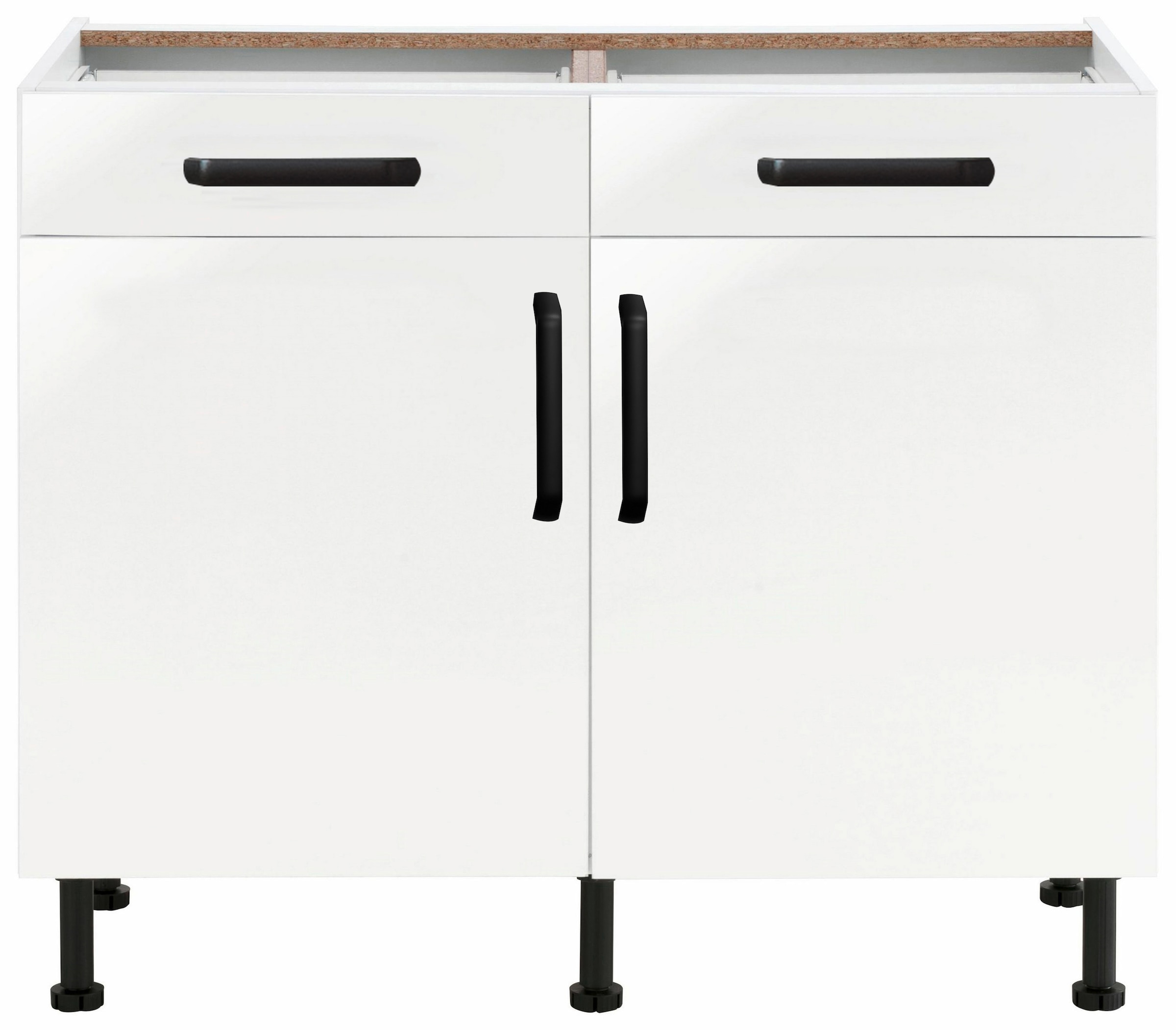 wiho Küchen Unterschrank »Simi«, Soft-Close-Funktion in Schubkästen und Auszügen, verstellbare Füsse