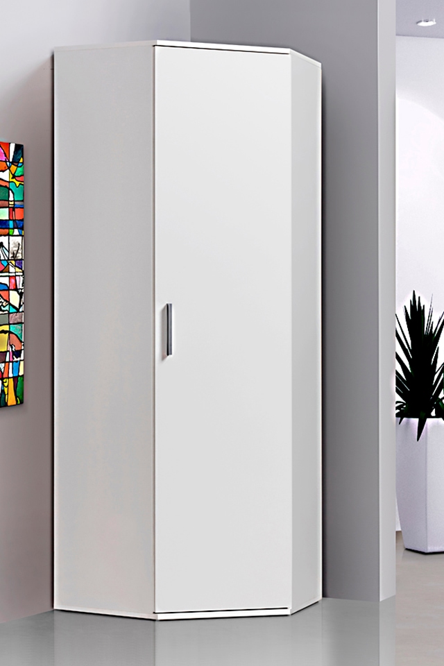 Procontour Armoire multi-usages »Eckschrank Clara« hauteur 167 cm, avec étagères réglables en hauteur