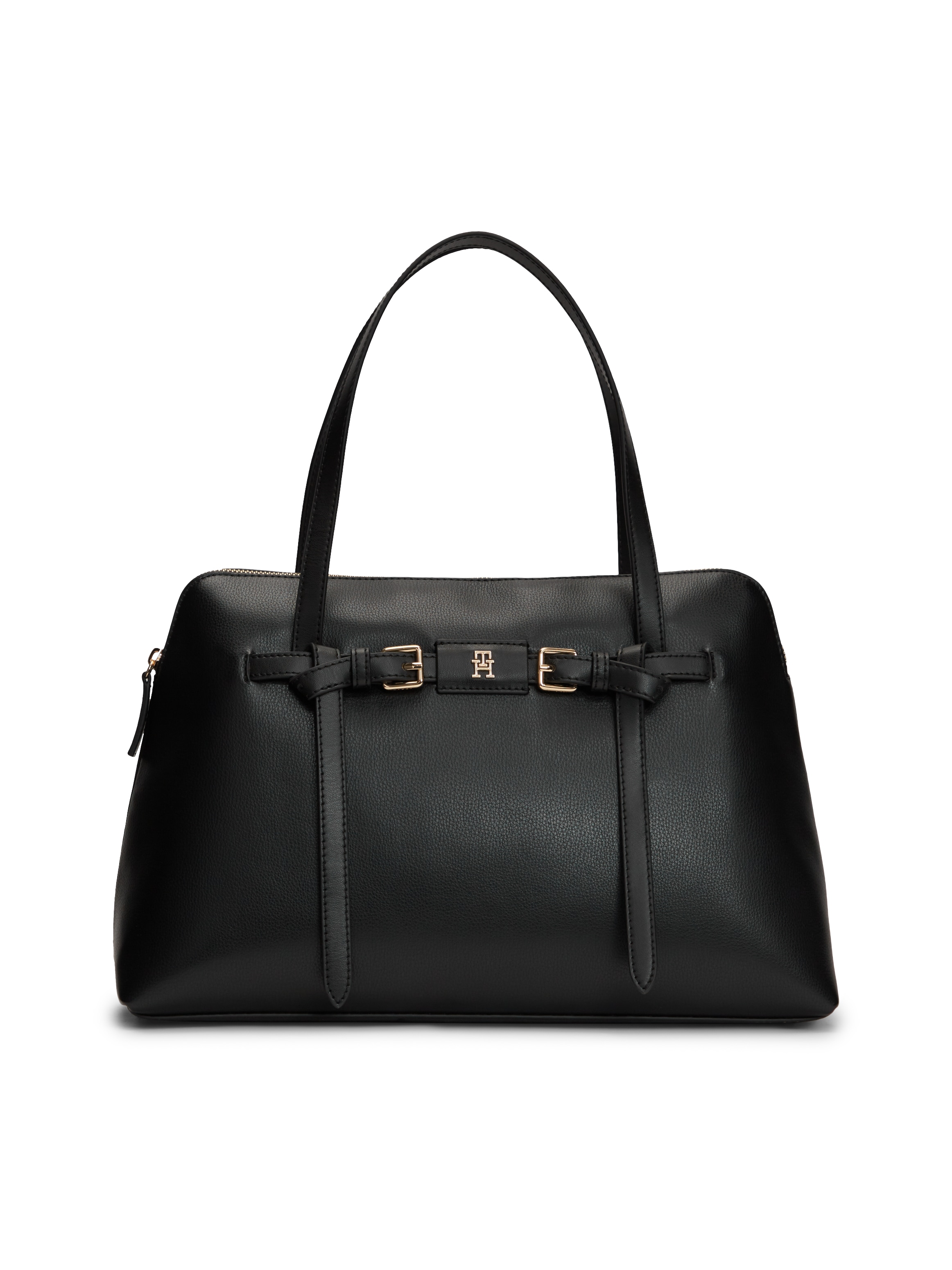 Image of Tommy Hilfiger Handtasche "TH BUCKLE TOTE" Damen Schultertasche, mit Zierschnalle und TH-Schmuckelement