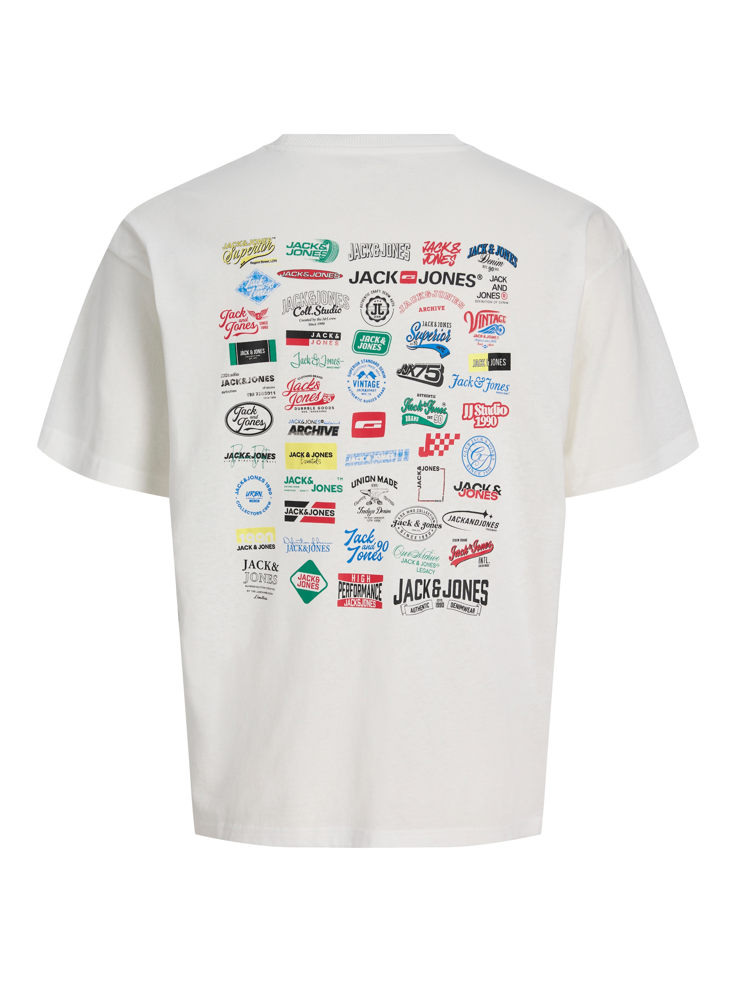 Jack & Jones T-Shirt »JJLEGACY TEE SS CREW NECK« Baumwolle, locker geschnitten
