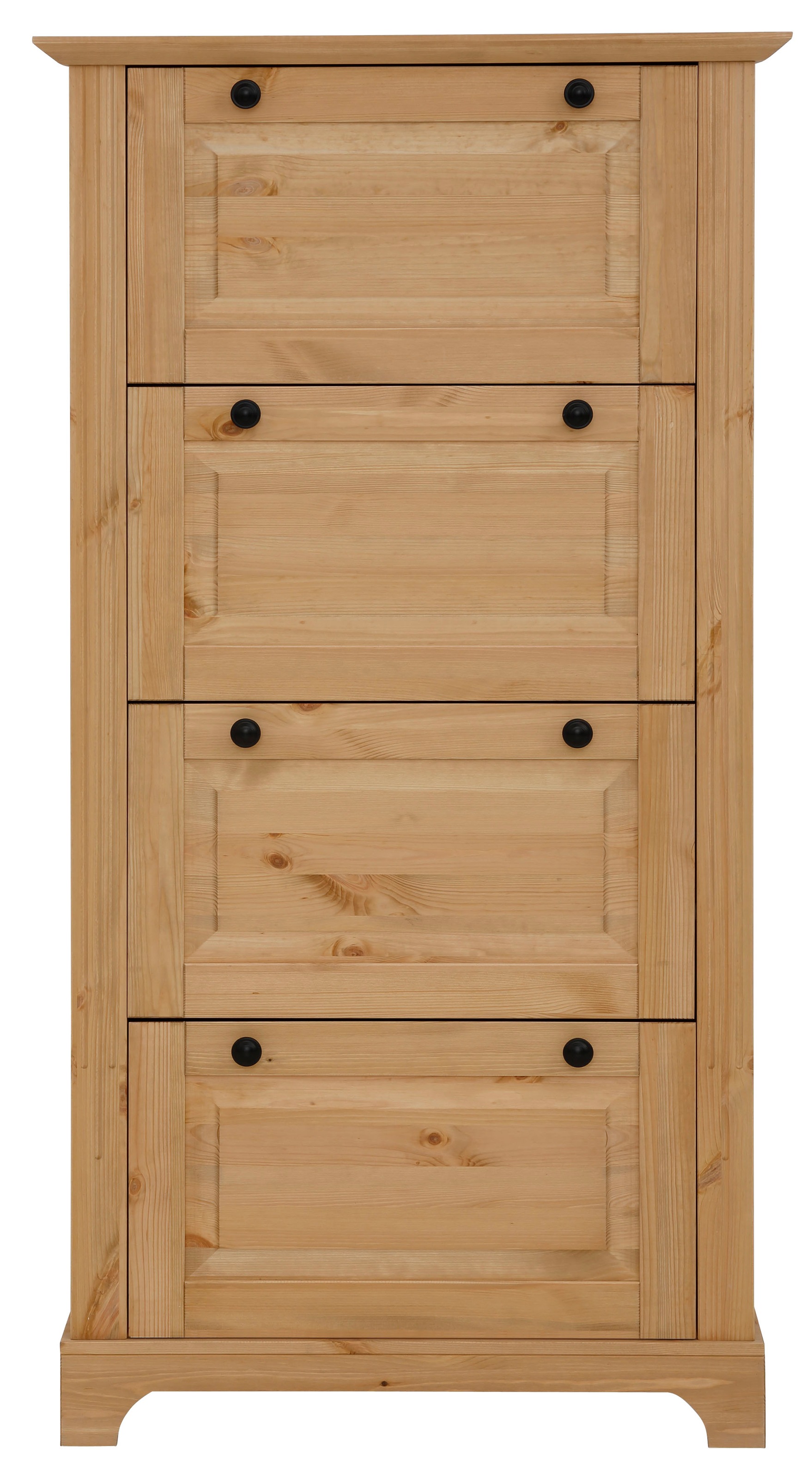 Image of Home affaire Schuhkommode »Yunus«, aus Kiefer massiv, mit Doppelschuhtrommel bei Ackermann Versand Schweiz