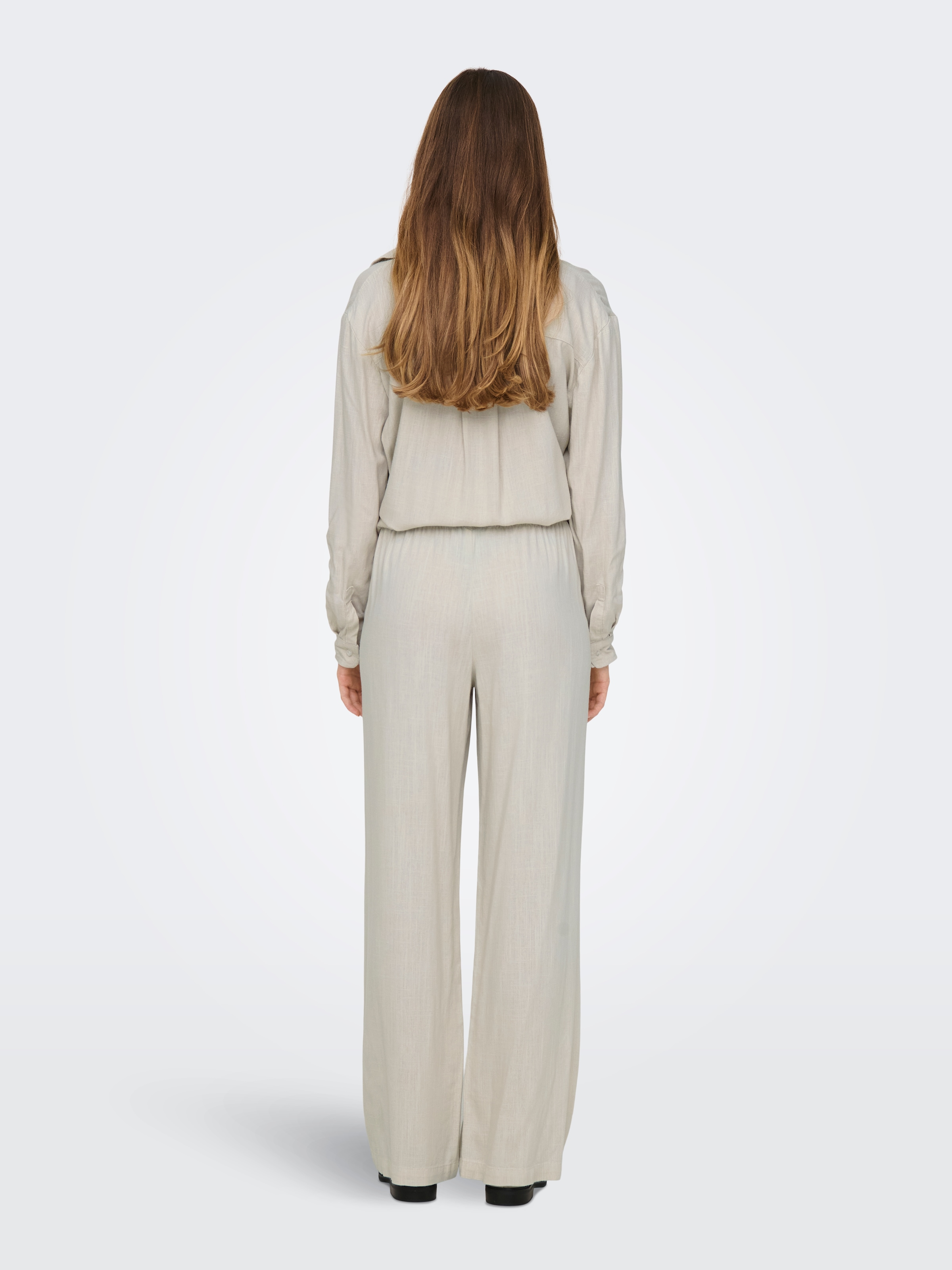 JDY Pantalon à enfiler »JDYCAYA LINEN MW PANT WVN DIA«  Pantalon d'été en lin