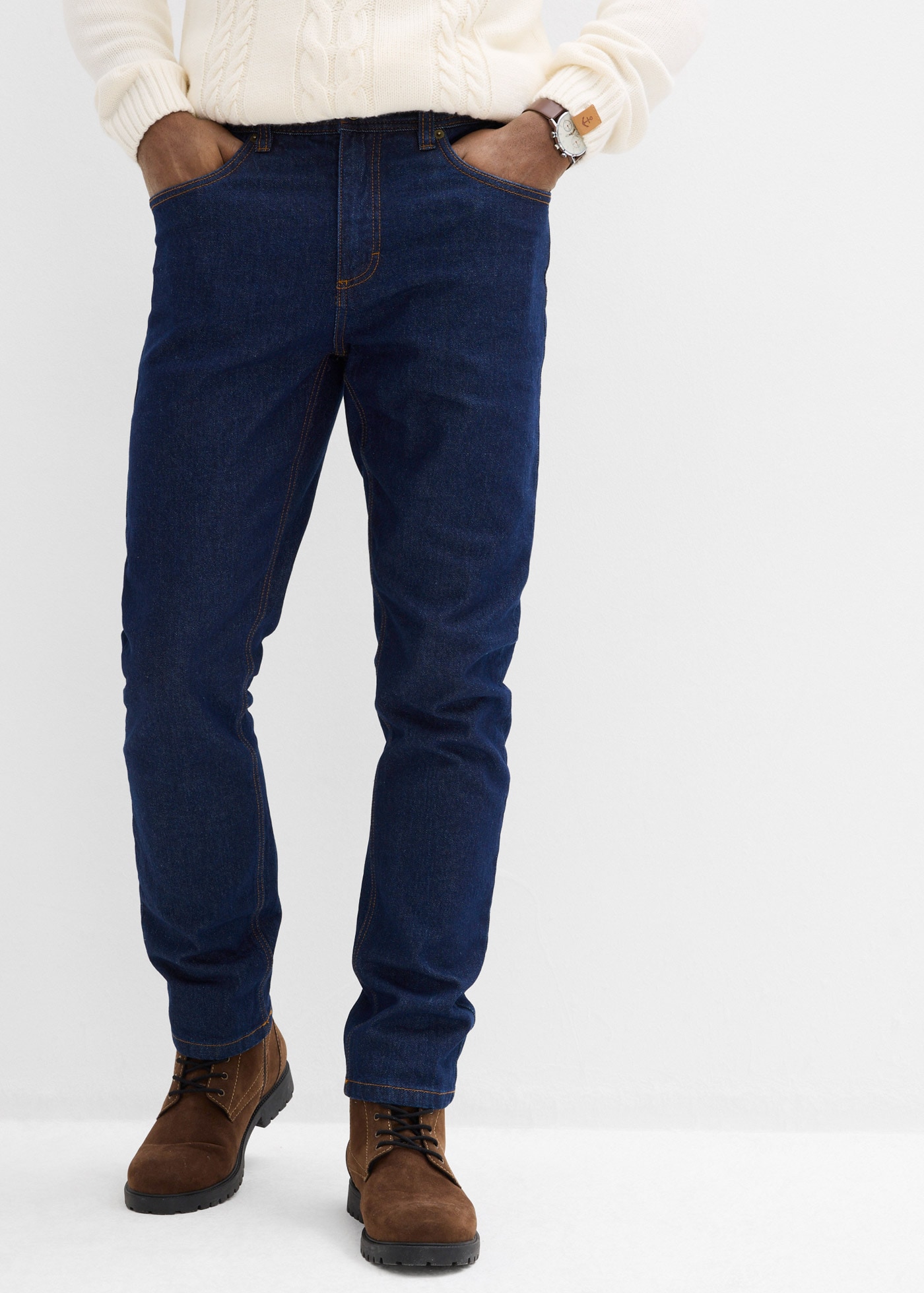 bonprix Jeans droit Forme 5 poches, jambe droite