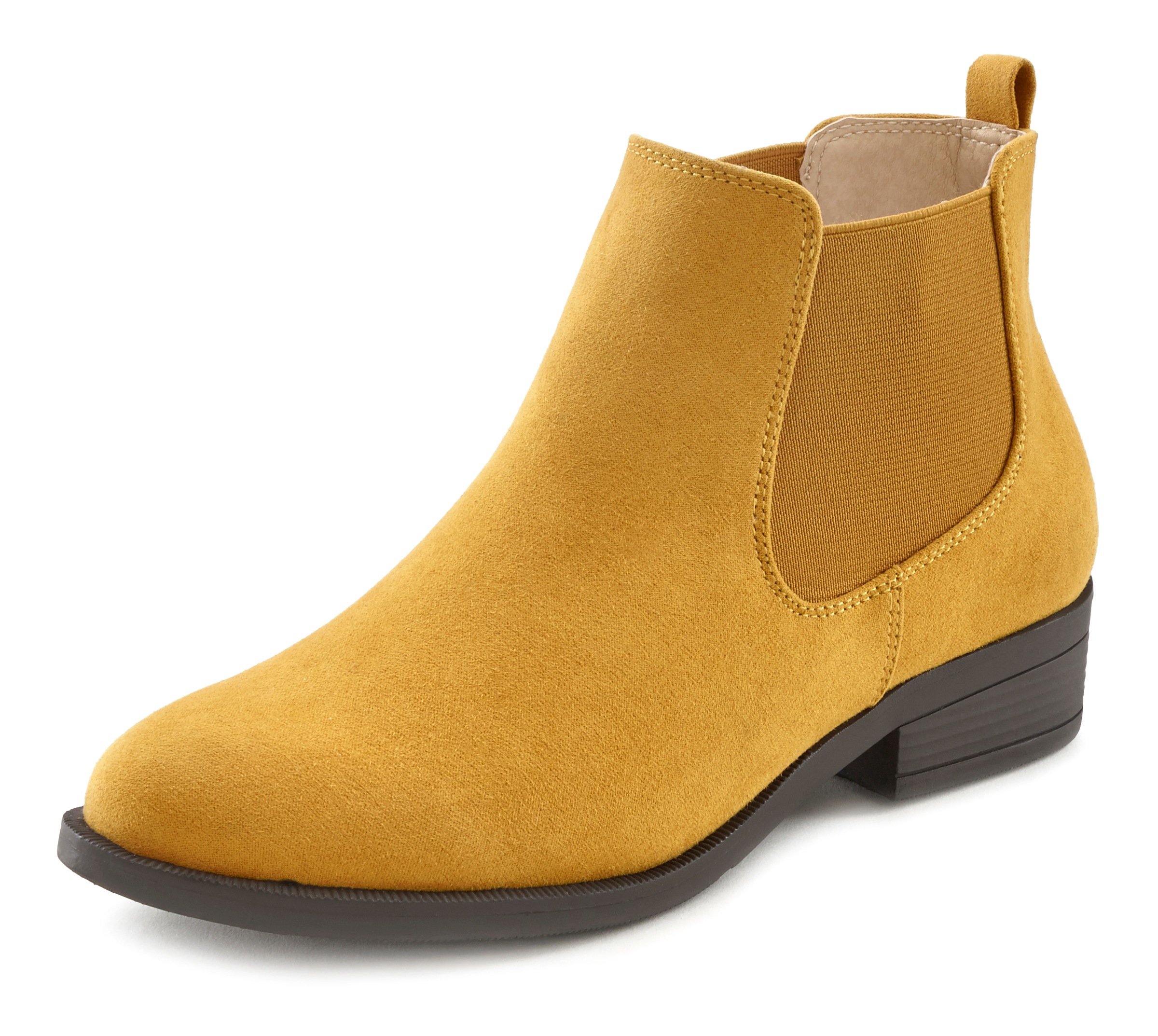 Image of LASCANA Stiefelette, Chelsea Boots vegan bequem zum Reinschlüpfen bei Ackermann Versand Schweiz