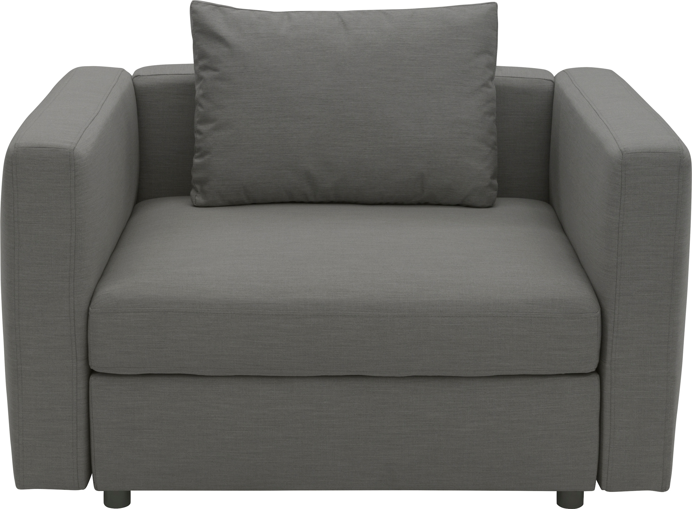 DOMO collection Sessel »Solskin, individuell erweiterbar, für Garten, Terrasse, Balkon«, Formschön mit losem Sitz- und Rücken-Kissen, speziell für Outdoor