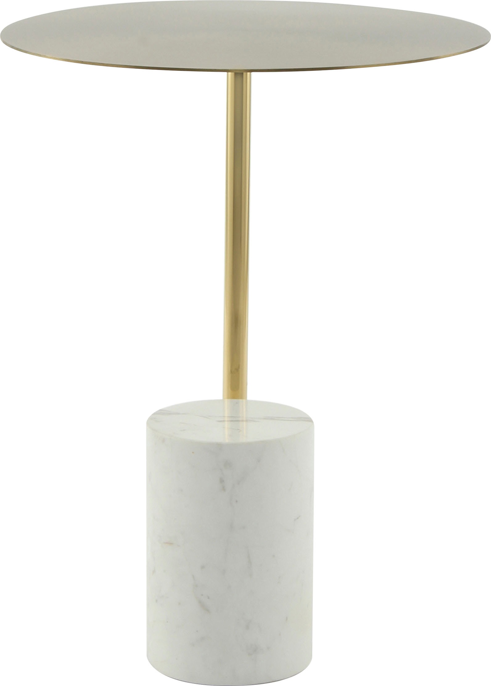 Kayoom Beistelltisch "Rocio, Ausgefallenes Design,Stabiler Marmor-Sockel" 1 Stk. tlg. ausgefallenes Gestell, stabiler Marmorfuß, marmorierte Glasplatte