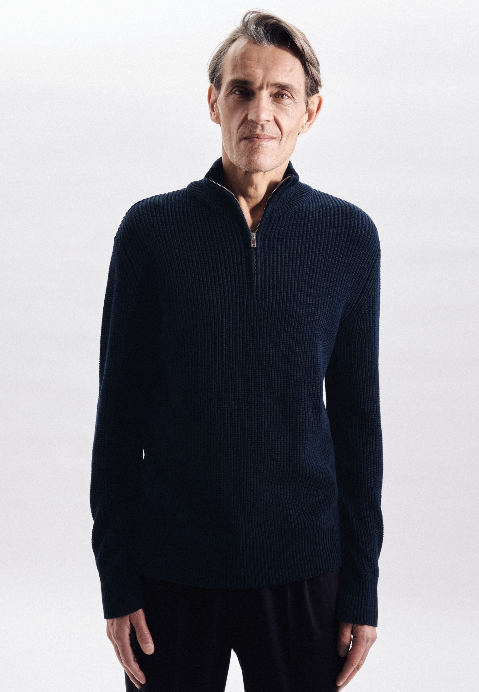 Image of seidensticker Stehkragenpullover »Regular«, Langarm Stehkragen Uni bei Ackermann Versand Schweiz