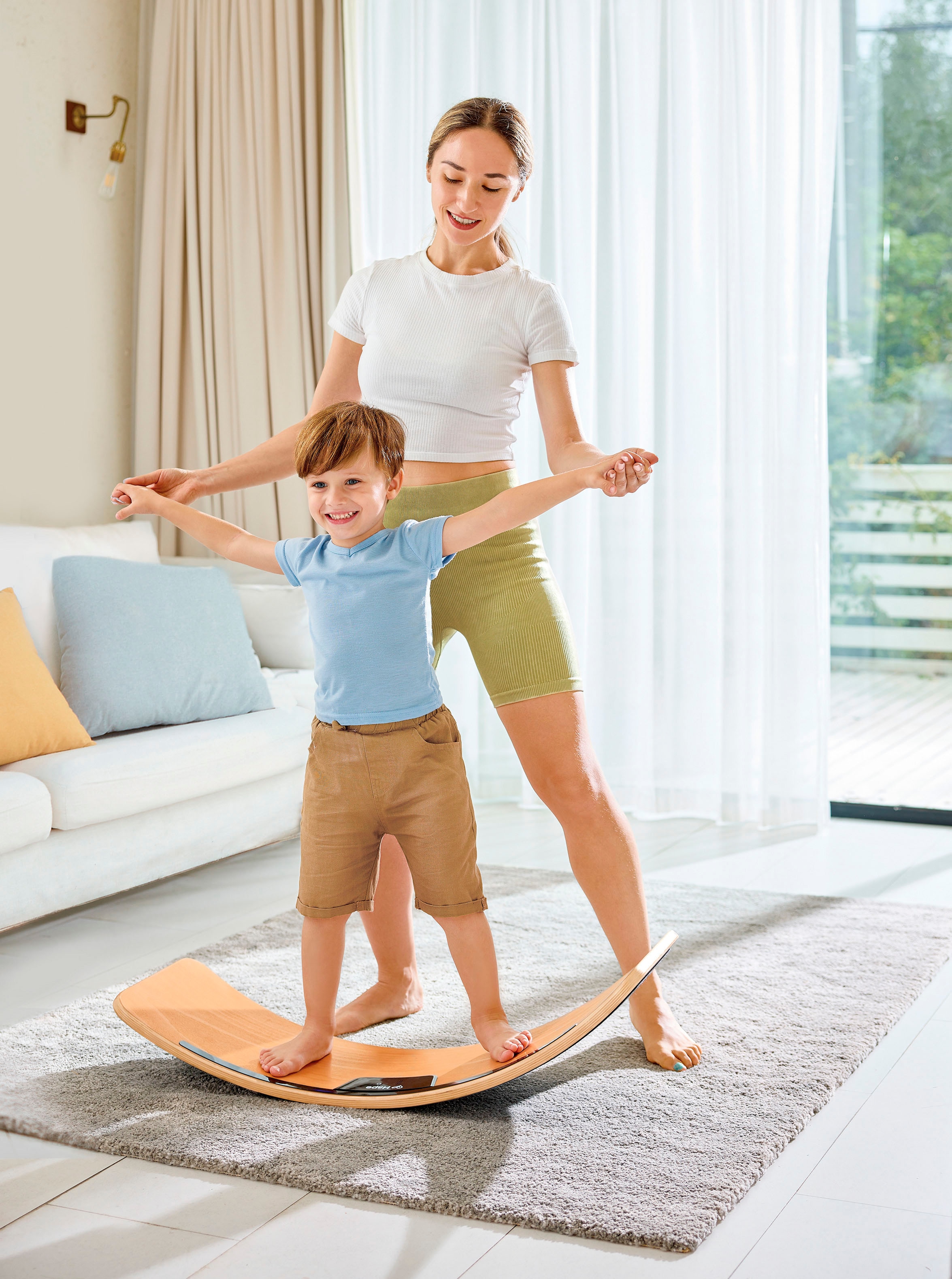 Hape Planche d'équilibre »Intelligentes Balance Board« mit Licht und Sound