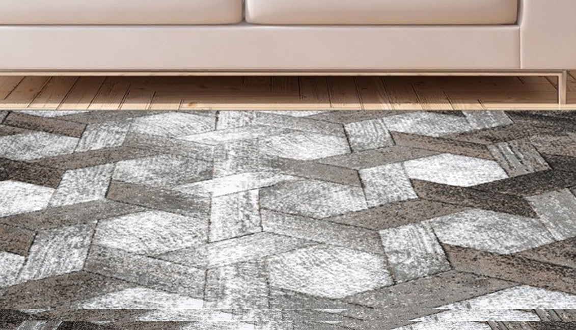 Image of calo-deluxe Teppich "Astro 301" rechteckig 14 mm Höhe Kurzflor, Wohnzimmer