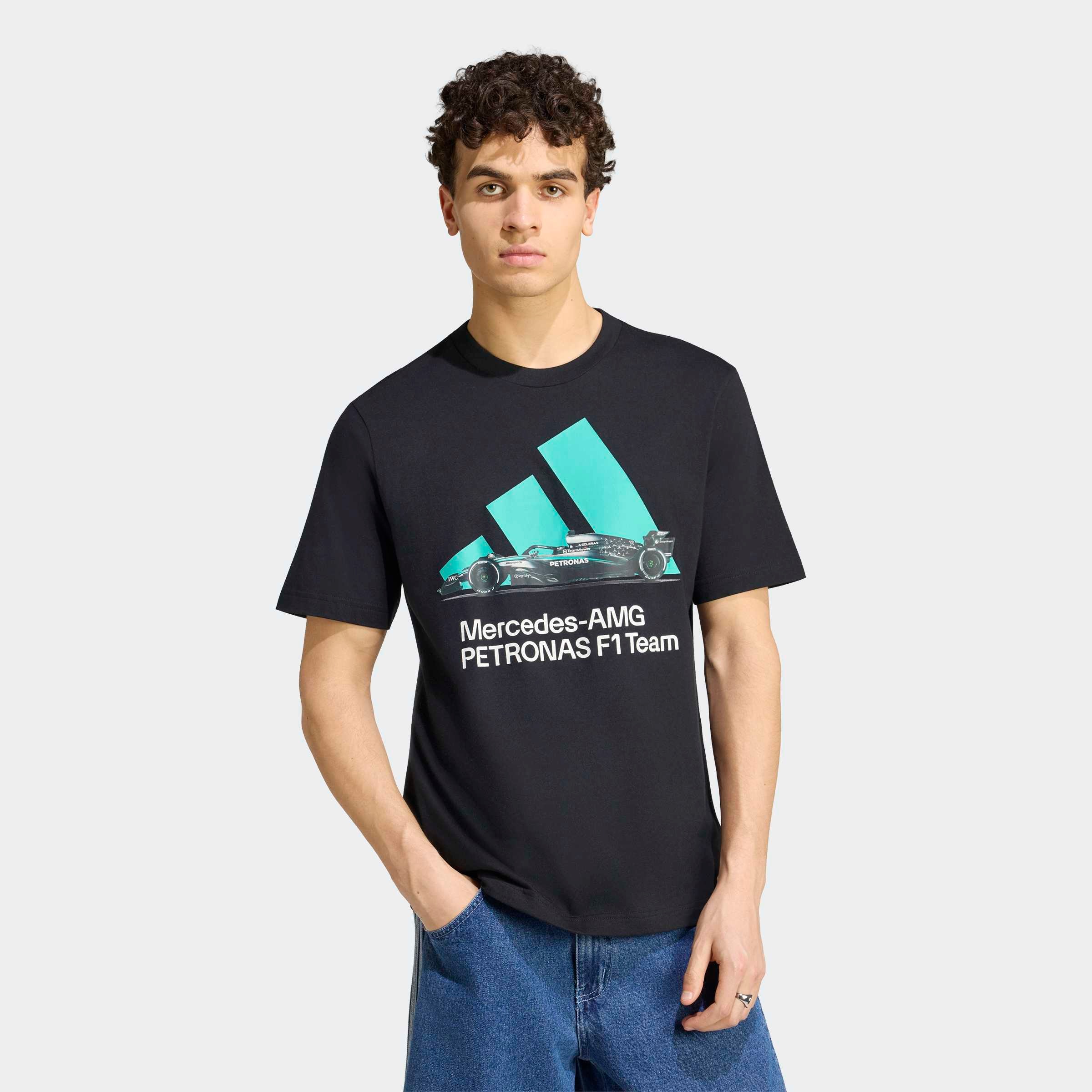 Image of adidas Performance T-Shirt "MERCEDES - AMG PETRONAS FORMULA 1 TEAM GRAFIK"