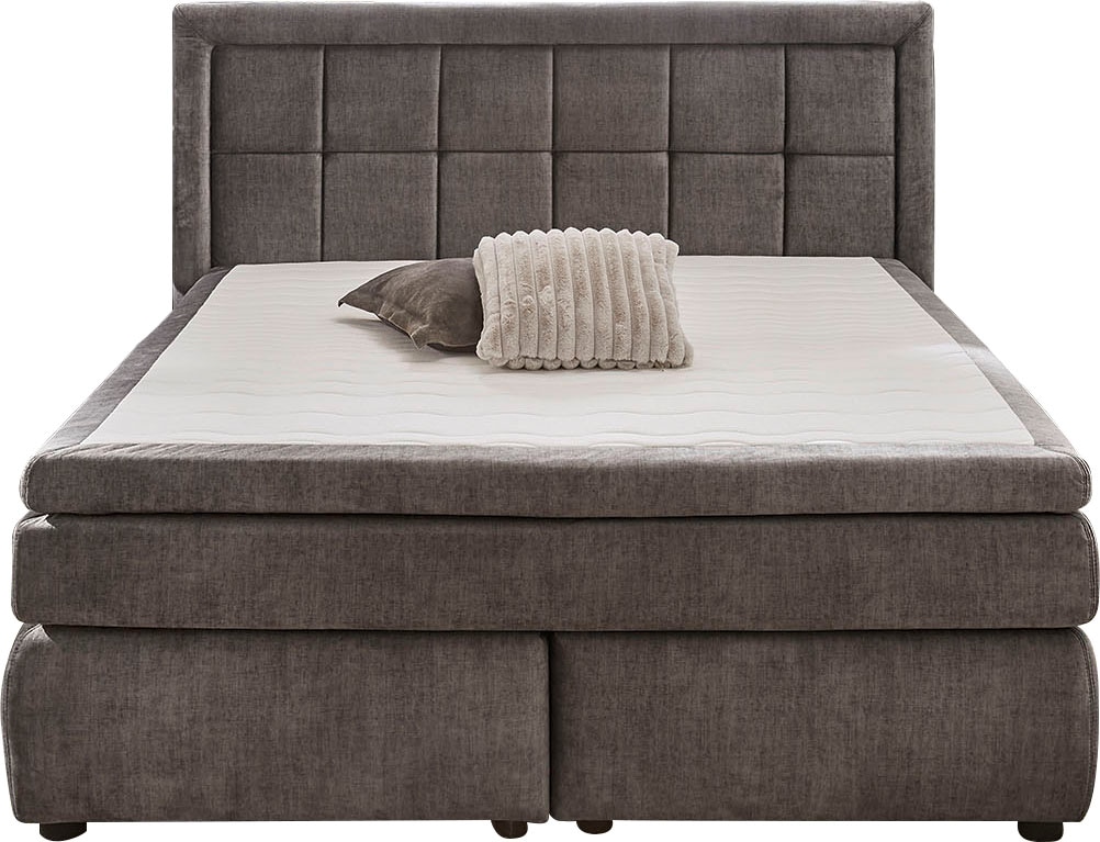 Jockenhöfer Gruppe Boxspringbett »Sophia inklusive 9cm Kaltschaumtopper« und 7-Zonen-TTFK-Matratze (H3,H3/H4 oder H4)