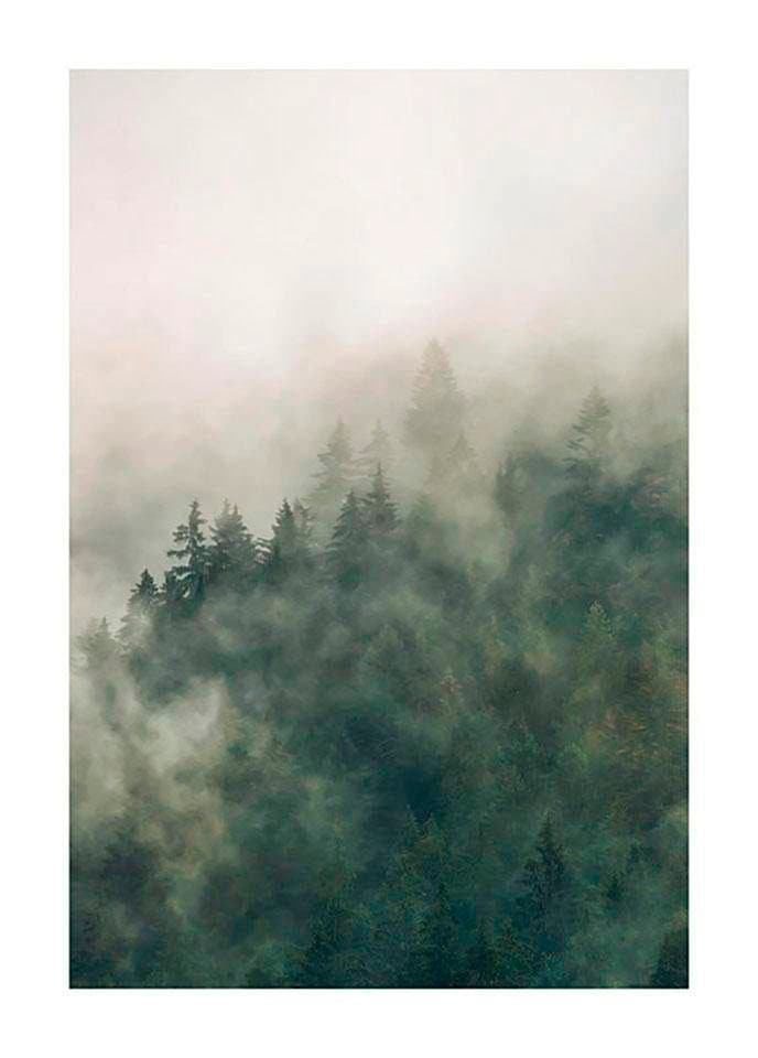 Image of Komar Bild "Tales of the Carpathians" Natur 1 Stk. tlg. Wandbild zur Dekoration - ohne Rahmen