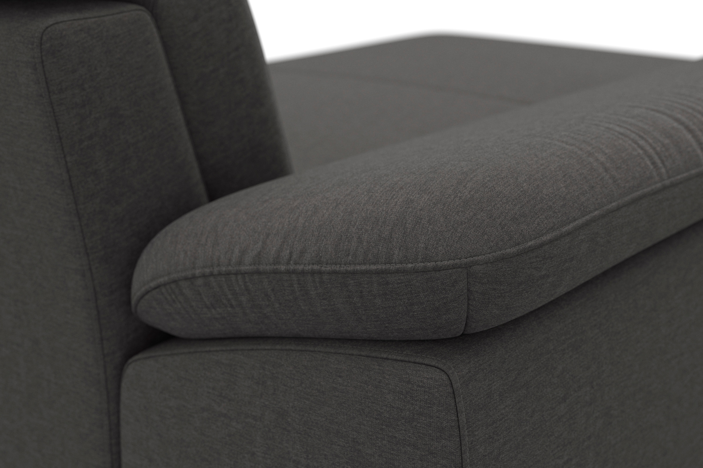 sit&more Wohnlandschaft »Cabrio U-Form, mit Sitztiefenverstellung, Arm- und Kopfteilverstellung«, 3 Nierenkissen, Federkern, optional Bettfunktion und Stauraum