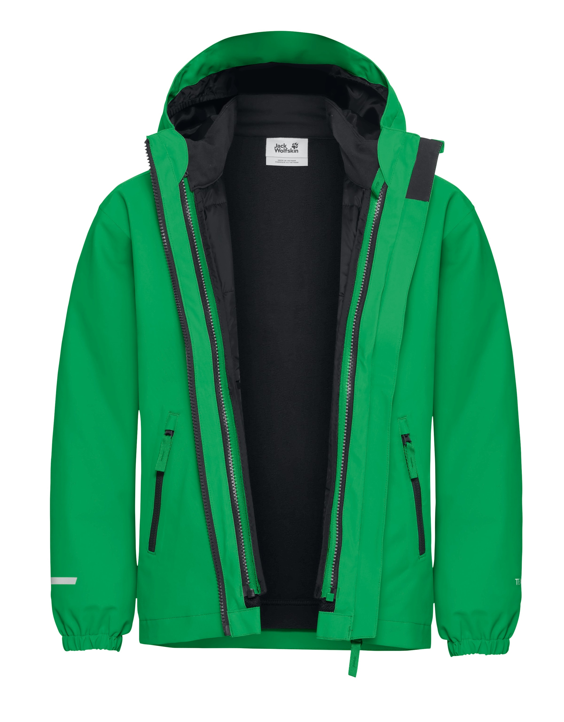 Jack Wolfskin 3-in-1-Funktionsjacke »HYBRID 3IN1 JACKET K«, 3in1, wasserdicht, Übergangsjacke