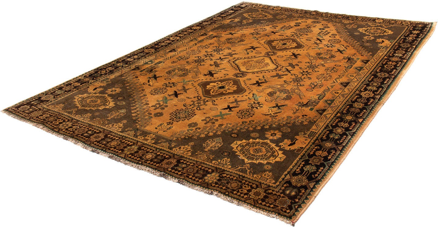 Image of morgenland Orientteppich »Perser - Nomadic - 300 x 207 cm - braun«, rechteckig, 10 mm Höhe, Wohnzimmer, Handgeknüpft, Einzelstück mit Zertifikat bei Ackermann Versand Schweiz