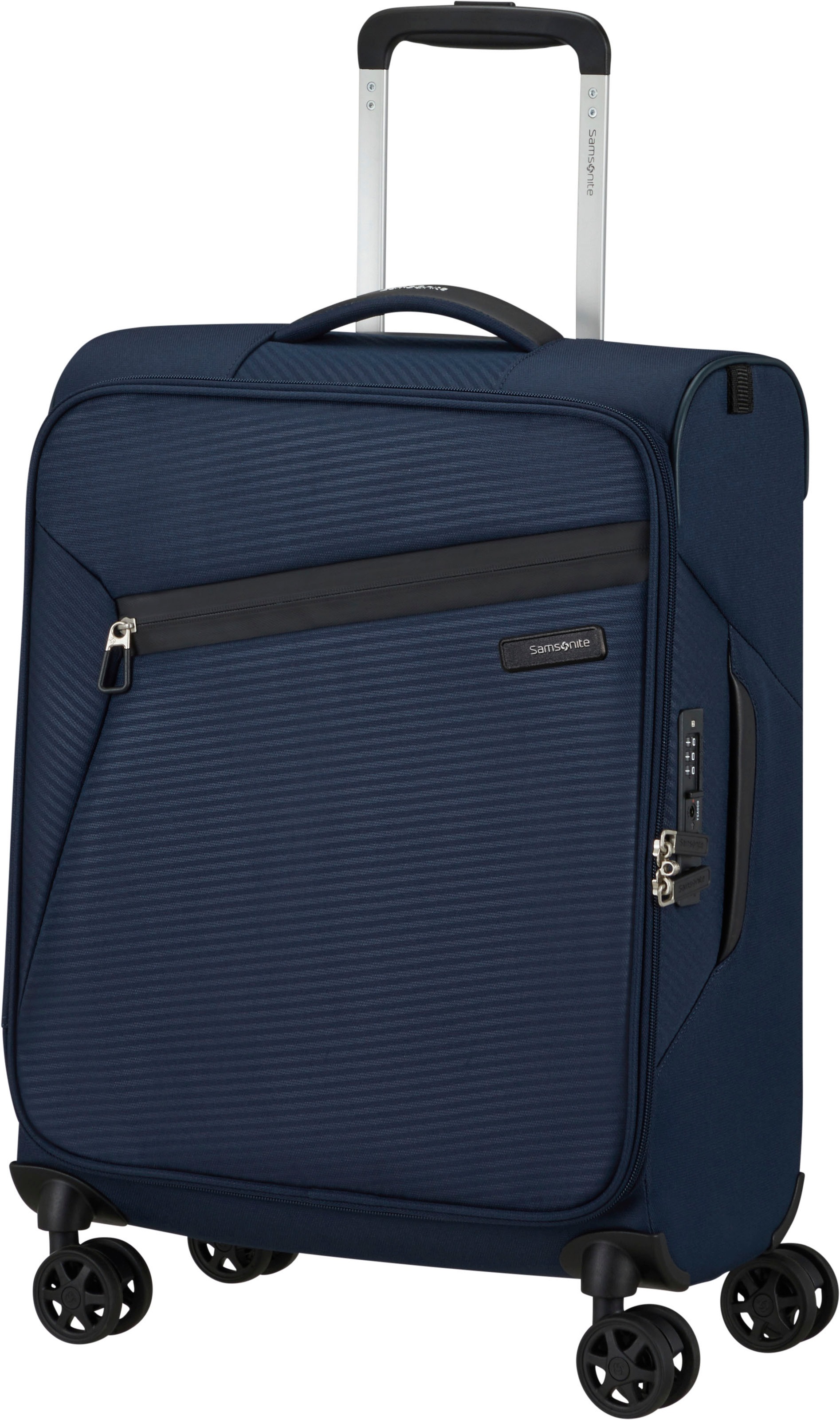 Samsonite Weichgepäck-Trolley »LITEBEAM, verschiedene Grössen und Farben«, 4 Rollen, Reisekoffer Aufgabegepäck Trolley Volumenerweiterung bei M/L