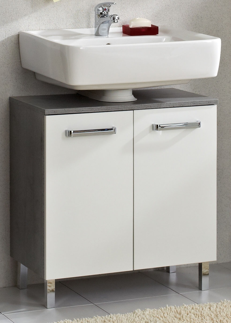 Saphir Armoire sous lavabo »mit Siphonausschnitt«