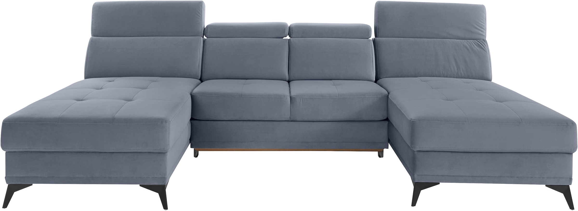 Image of Home affaire Wohnlandschaft "Cardiz U-Form" inkl.Kopfteilverstellung und Federkern wahlweise mit Bettfunktion