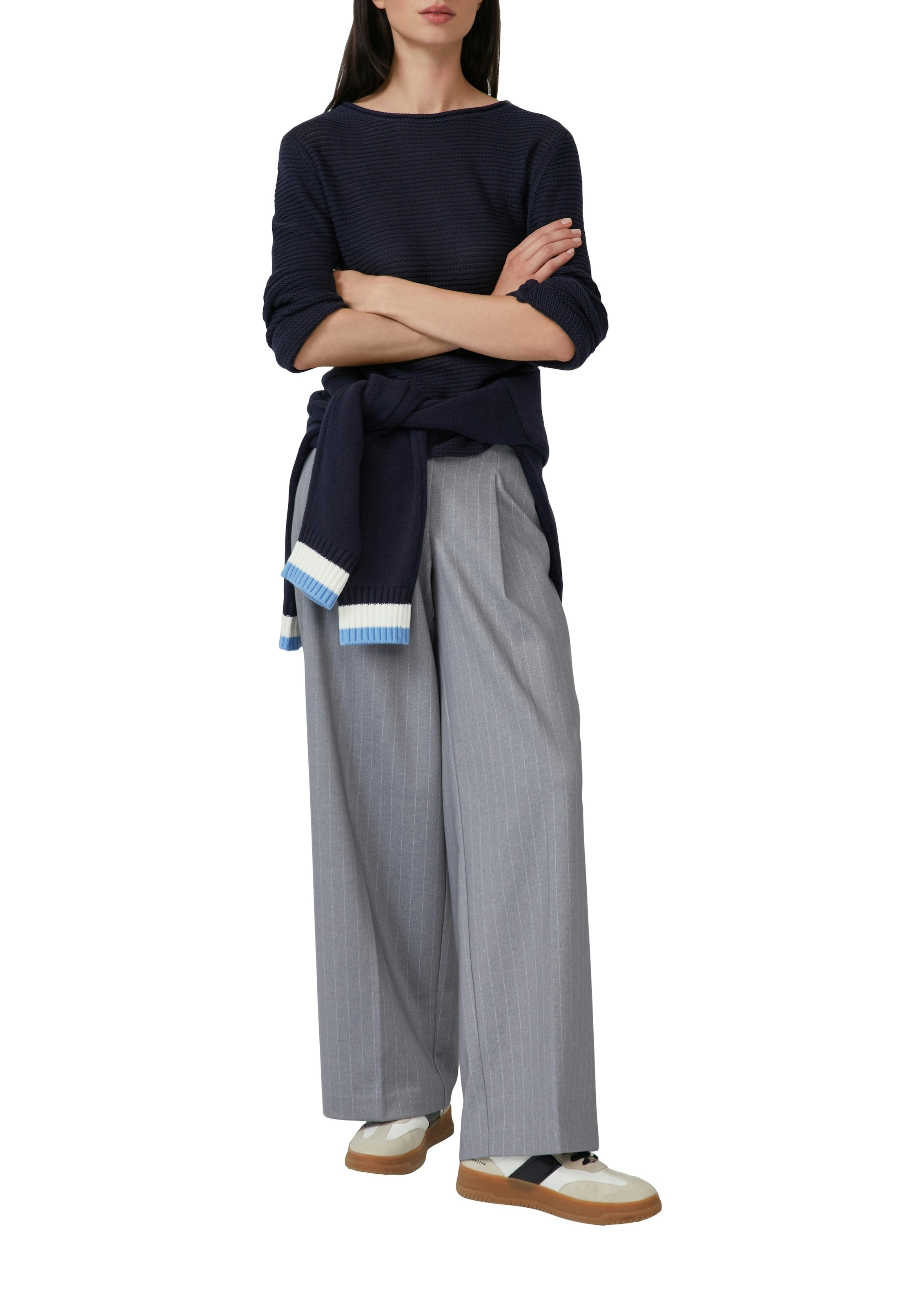 s.Oliver Pull en tricot avec col rond