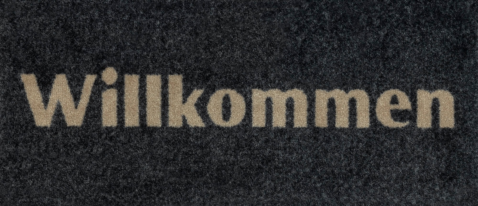 Image of wash+dry by Kleen-Tex Fussmatte »Willkommen«, rechteckig, 9 mm Höhe, Schmutzfangmatte, mit Spruch, In- und Outdoor geeignet, waschbar bei Ackermann Versand Schweiz