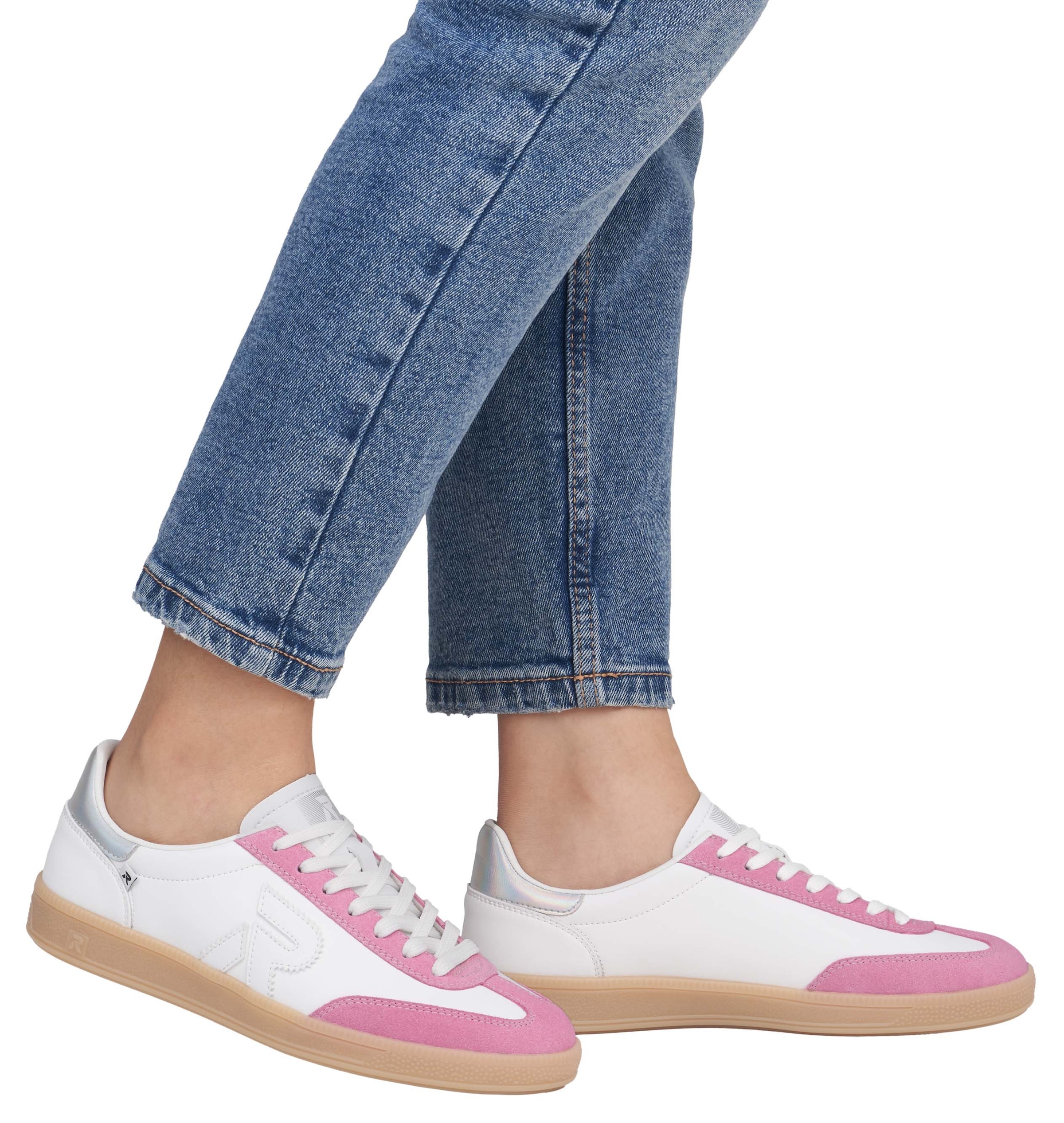 RIEKER Sport Sneaker »San Diego Swing2GO«  Retro-Sneaker, Freizeitschuh, Halbschuh mit herausnehmbarem Fussbett