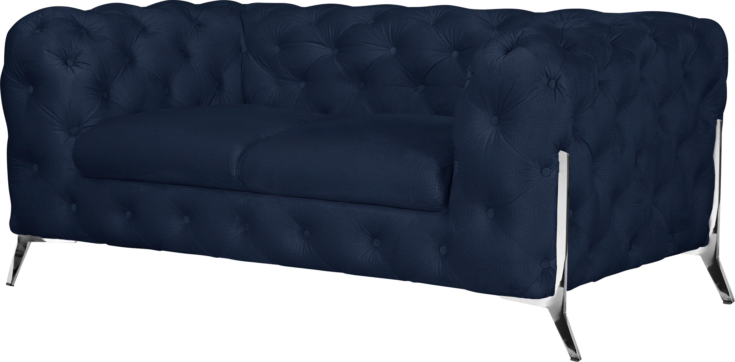 Leonique Chesterfield-Sofa »Amaury«, aufwändige Knopfheftung, moderne Chesterfield Optik, Fussfarbe wählbar