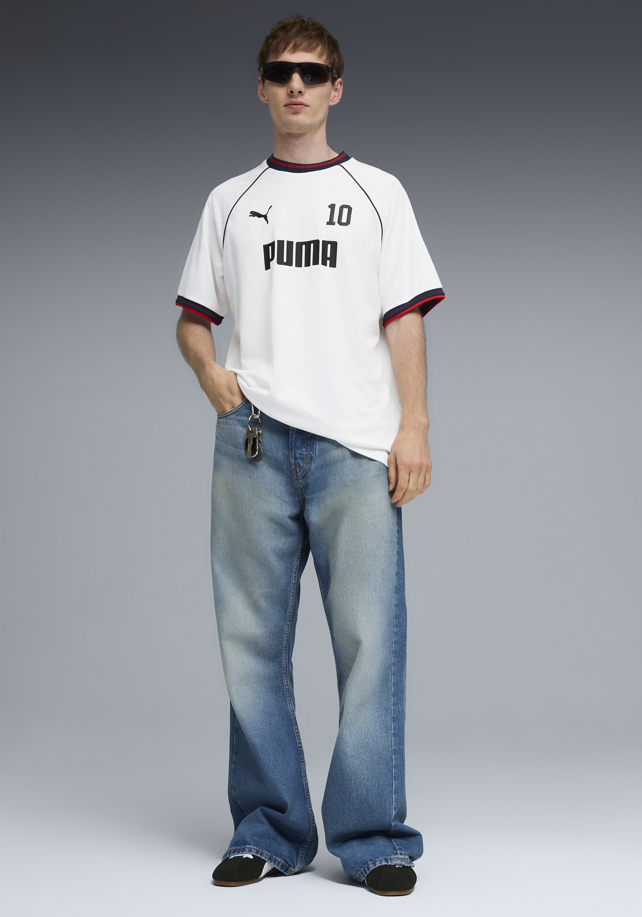 PUMA T-shirt »SPORT PINNACLE FOOTBALL JERSEY« atmungsaktives Material, mit DryCELL-Technologie