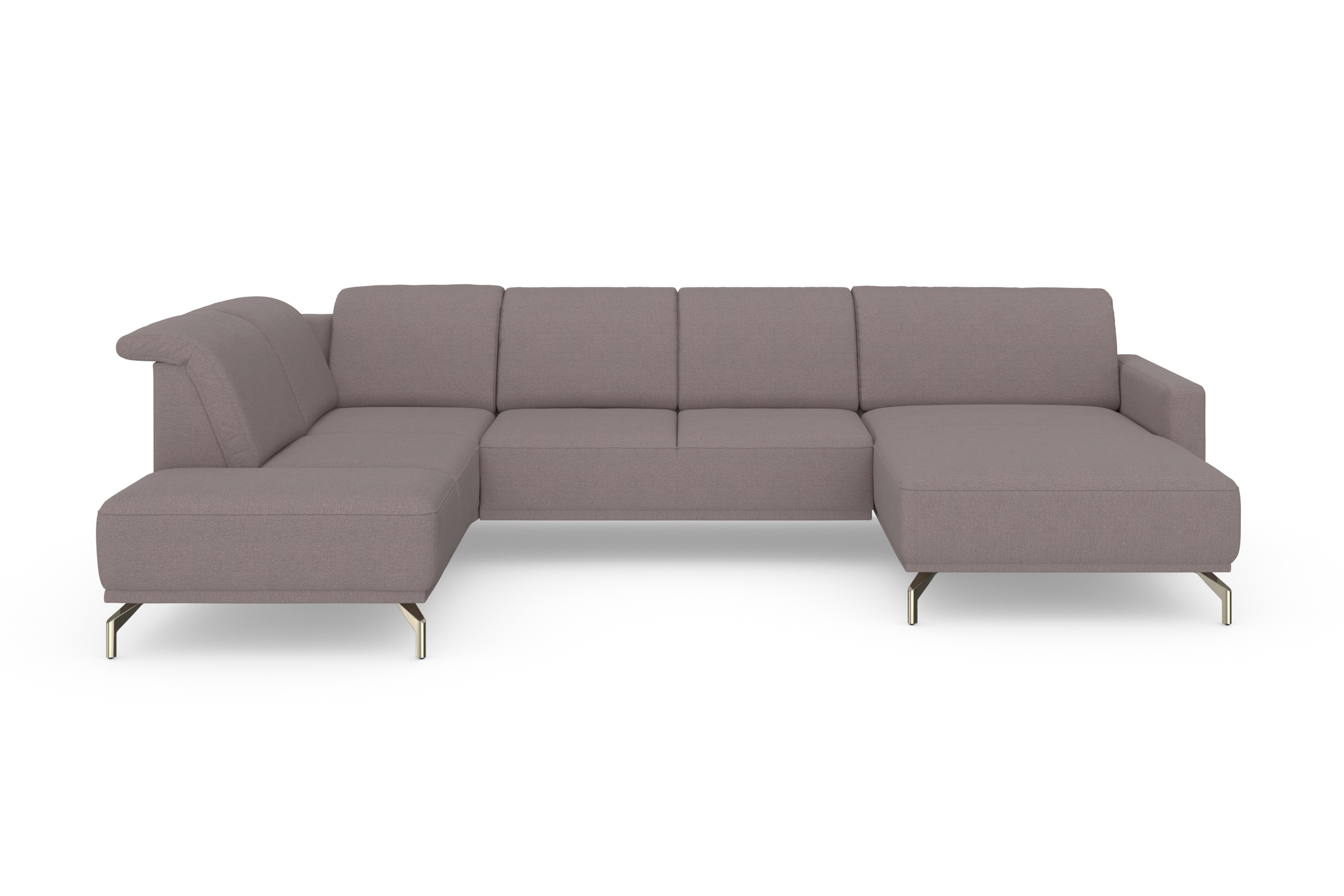 Image of sit&more Wohnlandschaft »Bailando«, wahlweise mit Kopfteilverstellung und Vorziehsitz, motorisch, mit satinierten Nickelfüssen bei Ackermann Versand Schweiz