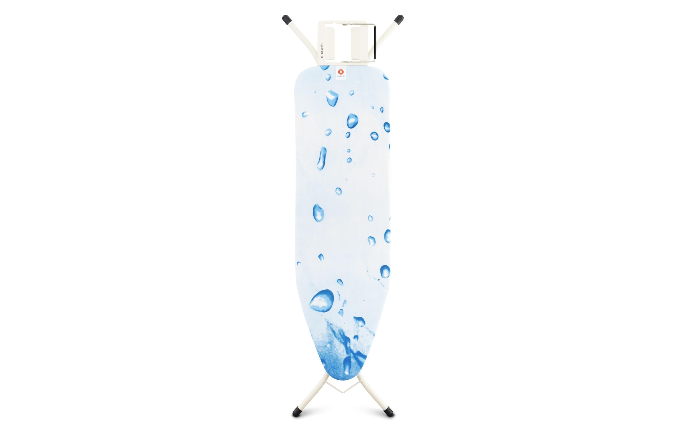Brabantia Bügelbrett »Ice Water mit Dampfbügeleisenablage«, Bügelfläche 38 cmx48 cm
