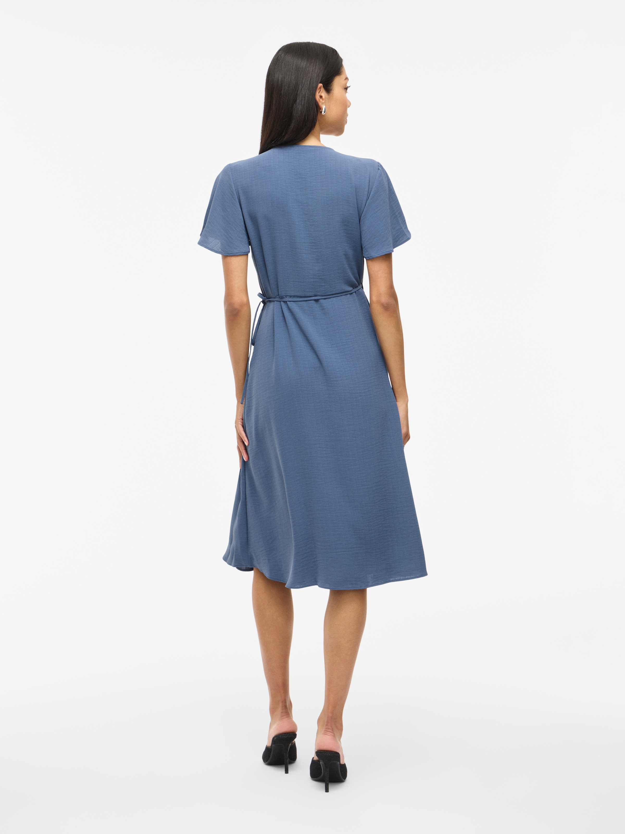 Vila Wickelkleid »VILOVIE S/S WRAP MIDI DRESS - NOOS«
