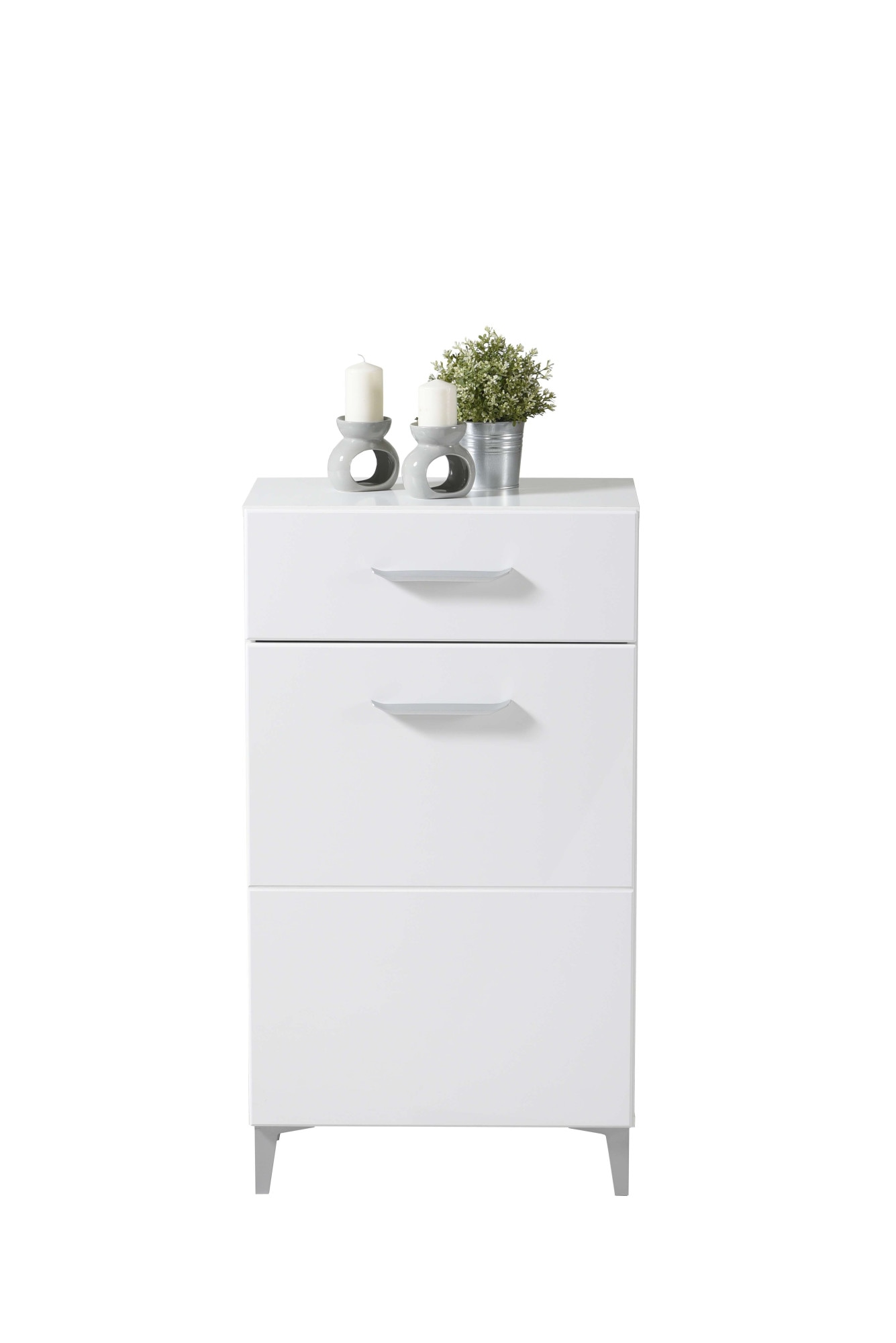 INOSIGN Schuhschrank »Belfort, Schuhkommode, Schuhregal, Höhe 105 cm«, in Opaque Weiss mit MDF-beschichtet Fronten, modernes Design