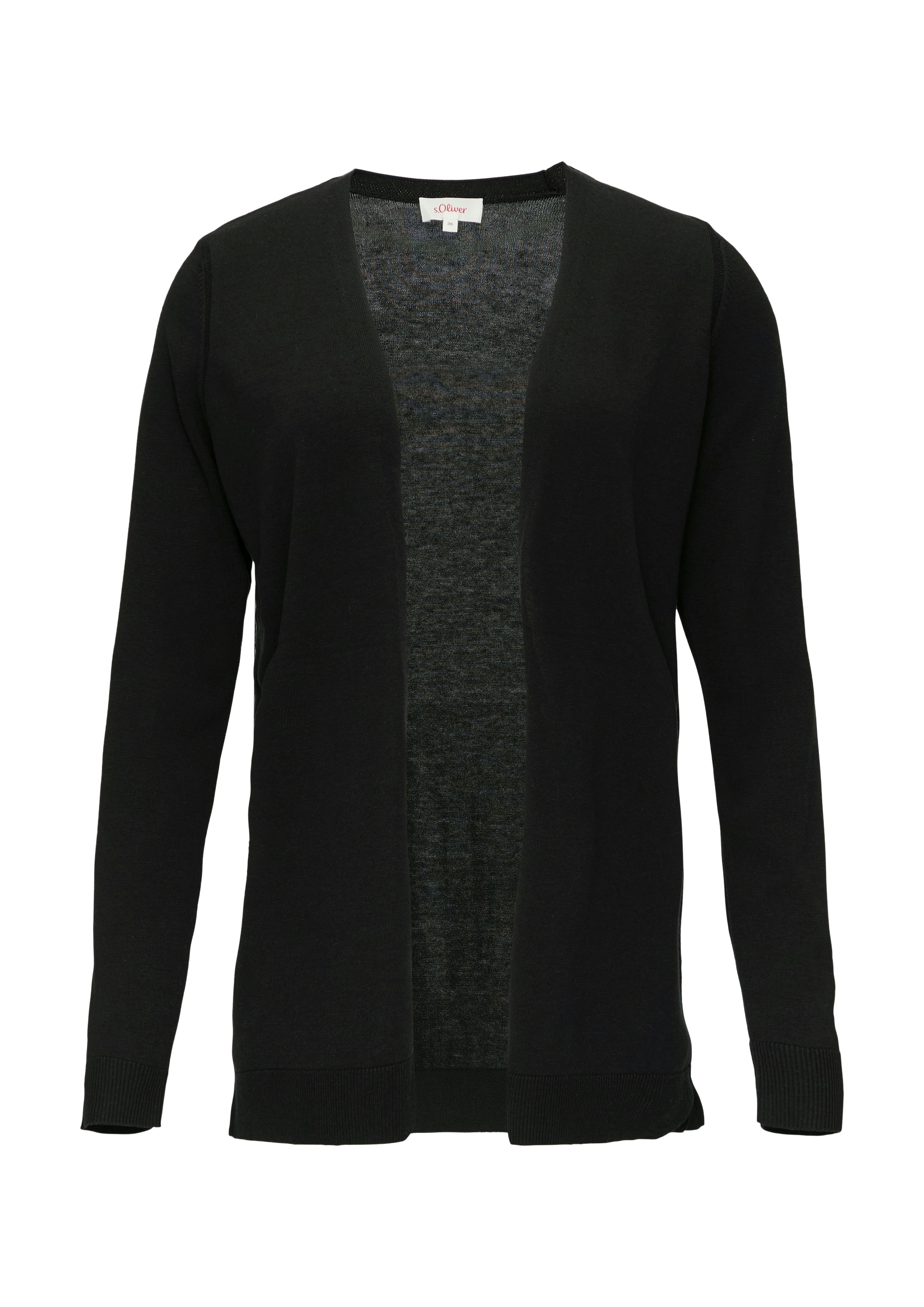 s.Oliver Veste en tricot maille fine sans fermeture