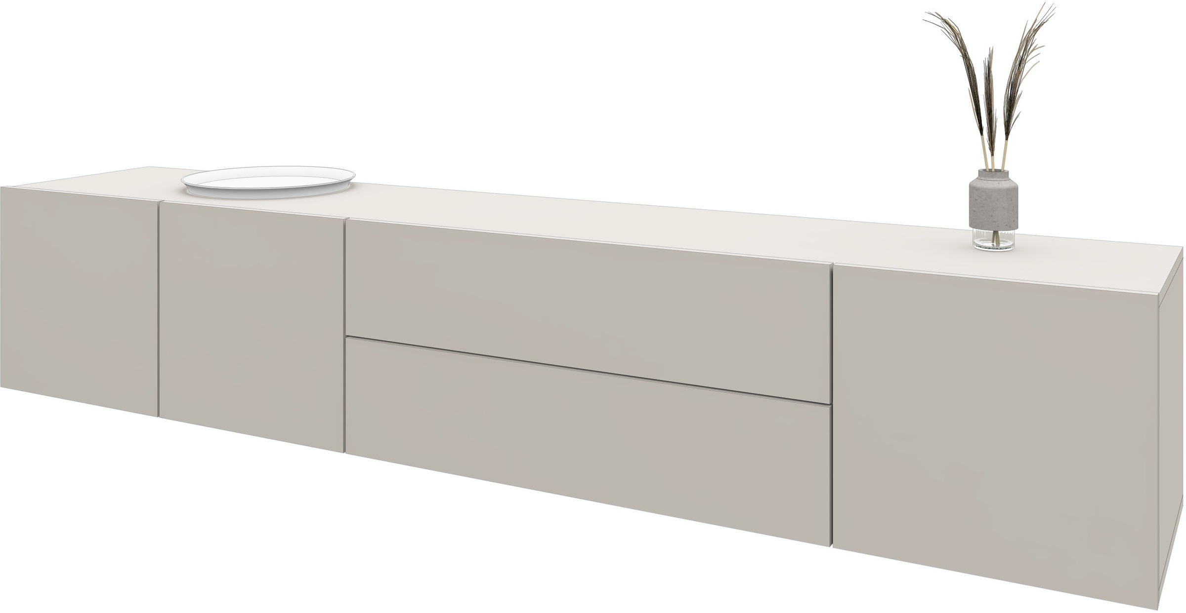 borchardt Möbel Lowboard "Sophia, TV-Schrank Breite 190 cm" Breite 190 cm, hängend montierbar