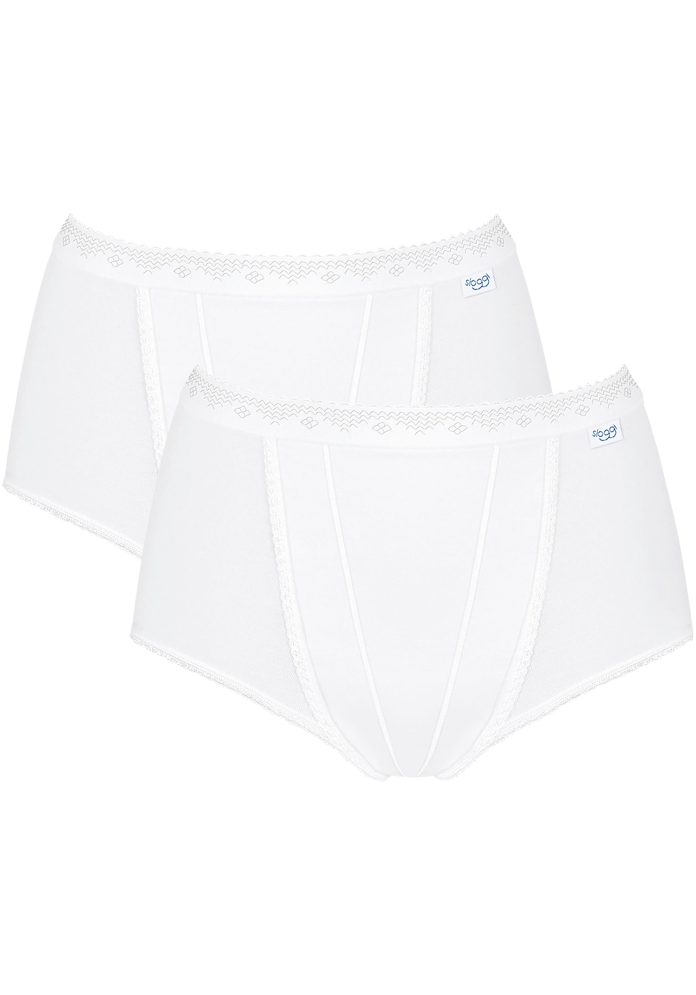 sloggi Shapingslip »Control«, (2er Pack), doppellagige Bauchpartie, formend, Baumwollmix, elastisch