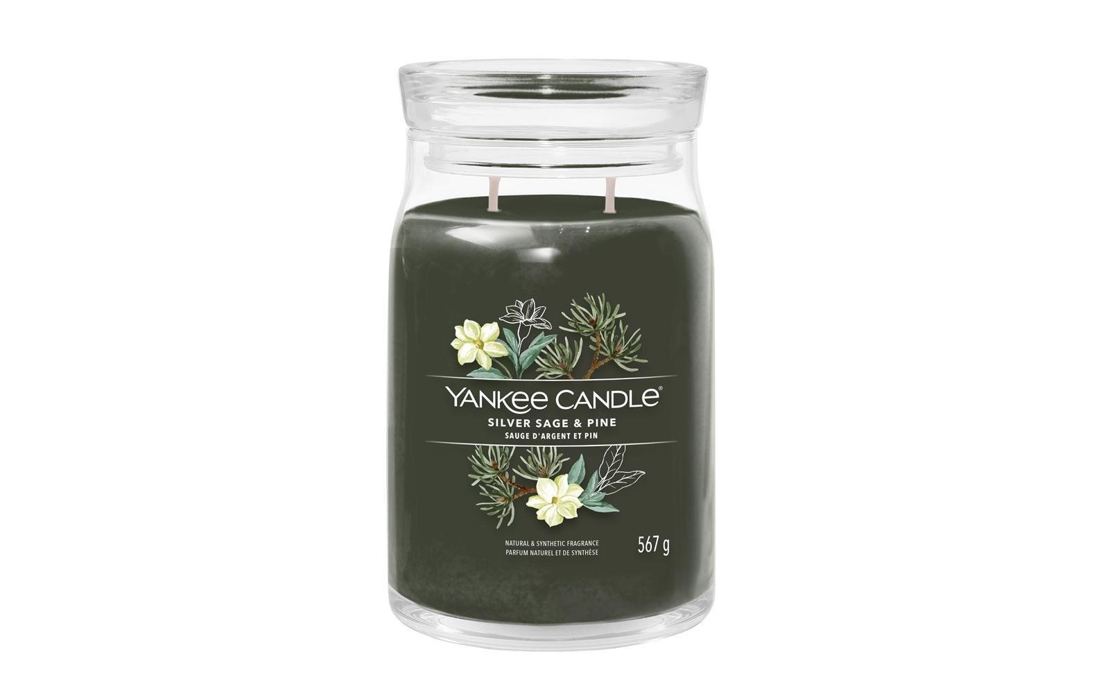 Yankee Candle Duftkerze »Silver Sage & Pine Signature Large Jar«