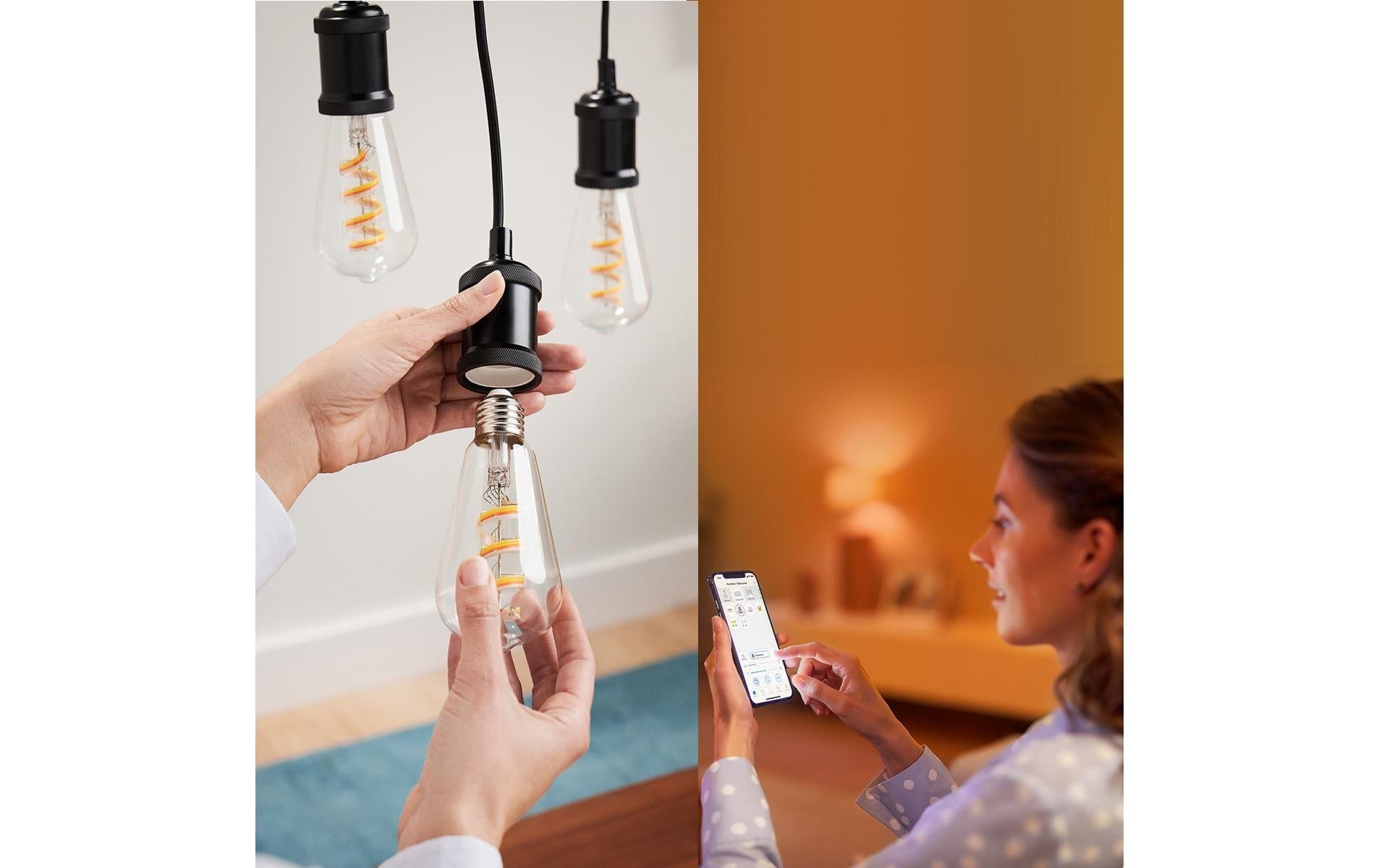 WiZ Smarte LED-Leuchte »6.3W 40W E27 ST6« E27 Farbwechsler