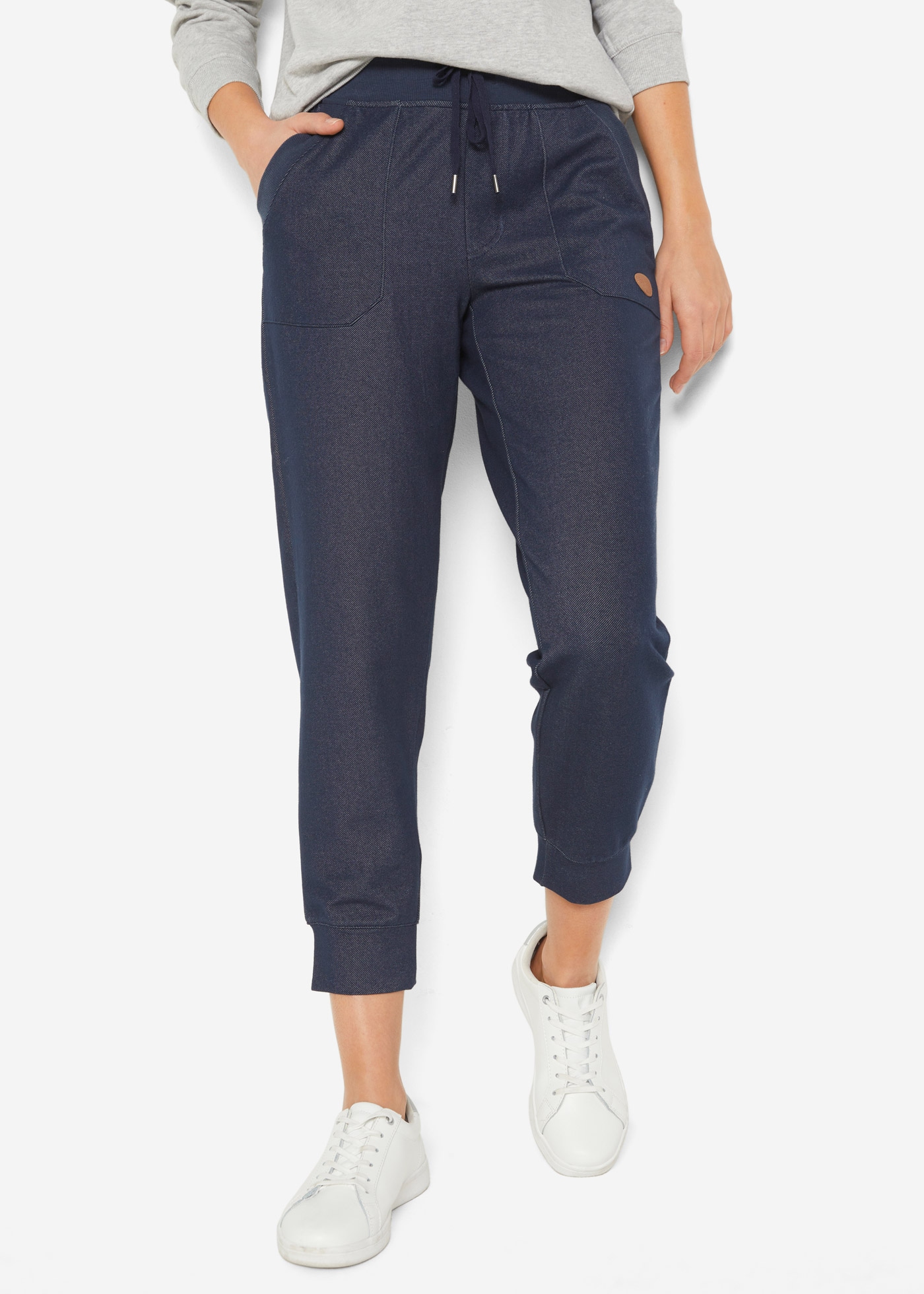 Image of bonprix Sweathose aus überwiegend Baumwolle, mit Bündchen, regular fit