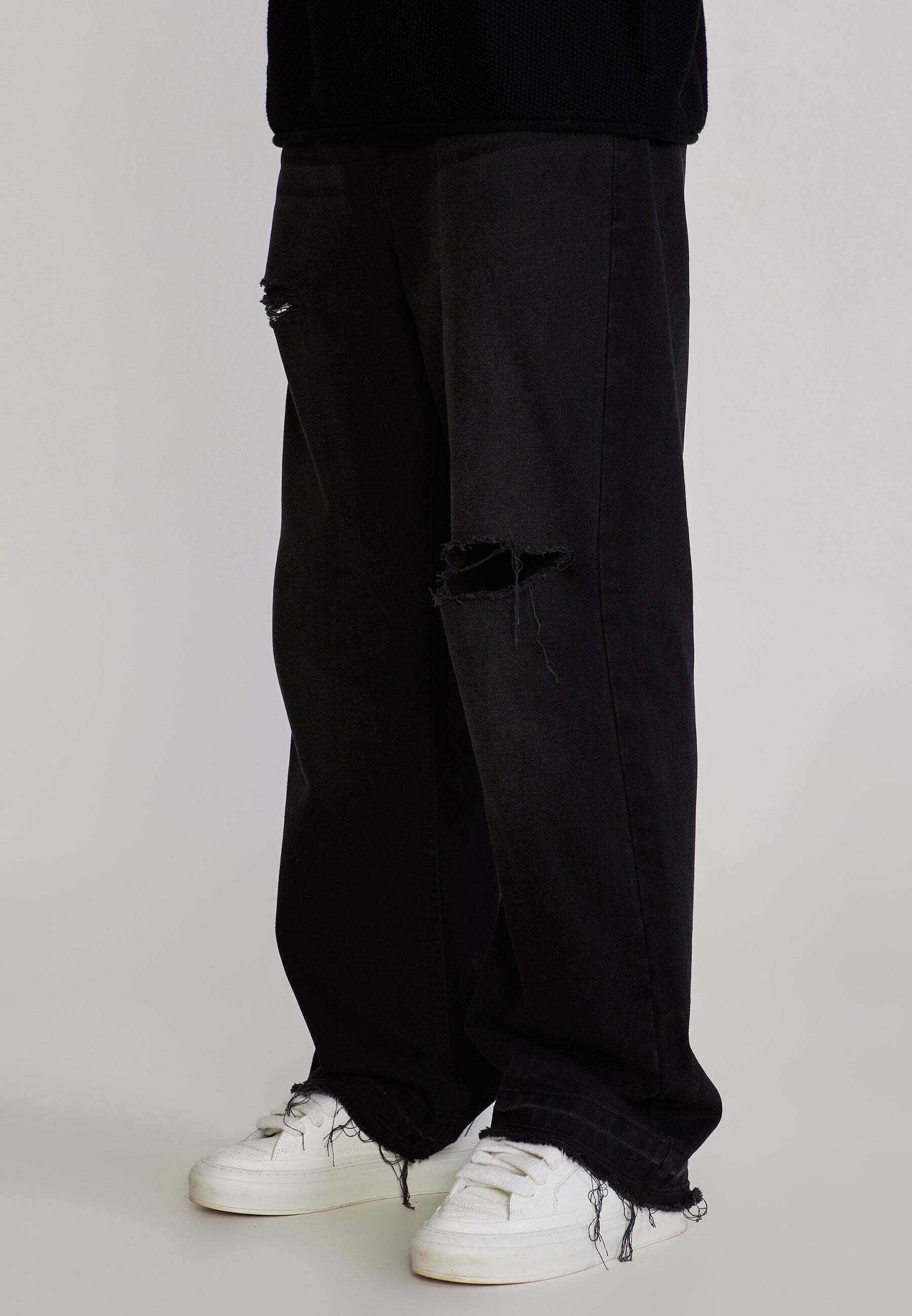 Image of Siksilk Loose-fit-Jeans "Siksilk Jeans Distressed Loose Fit"