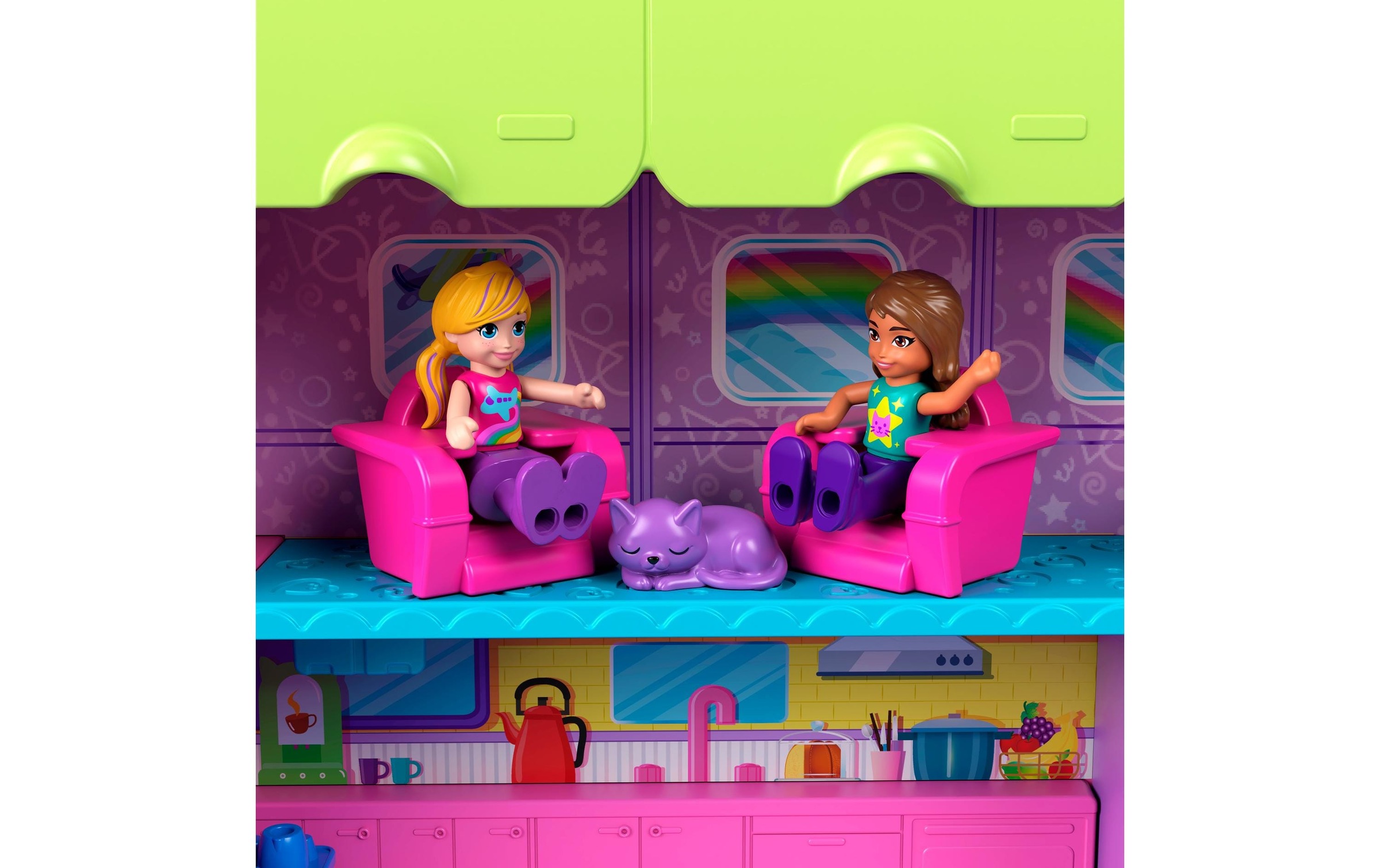 Polly Pocket Spielzeug-Flugzeug »Kitty Plane«