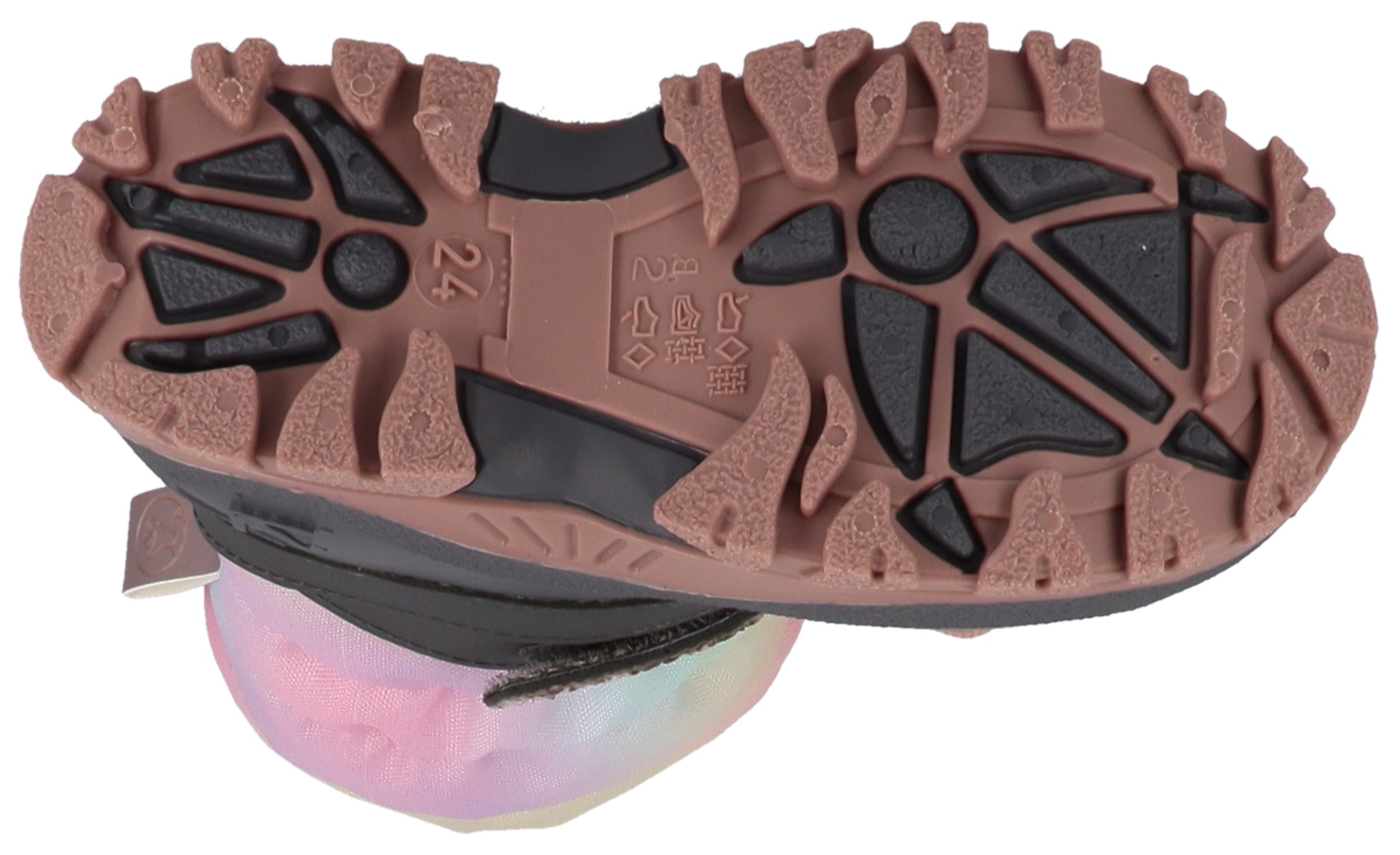 Lurchi Snowboots »Fanty«  Winterboots mit buntem Schaft, Grössenschablone zum Download