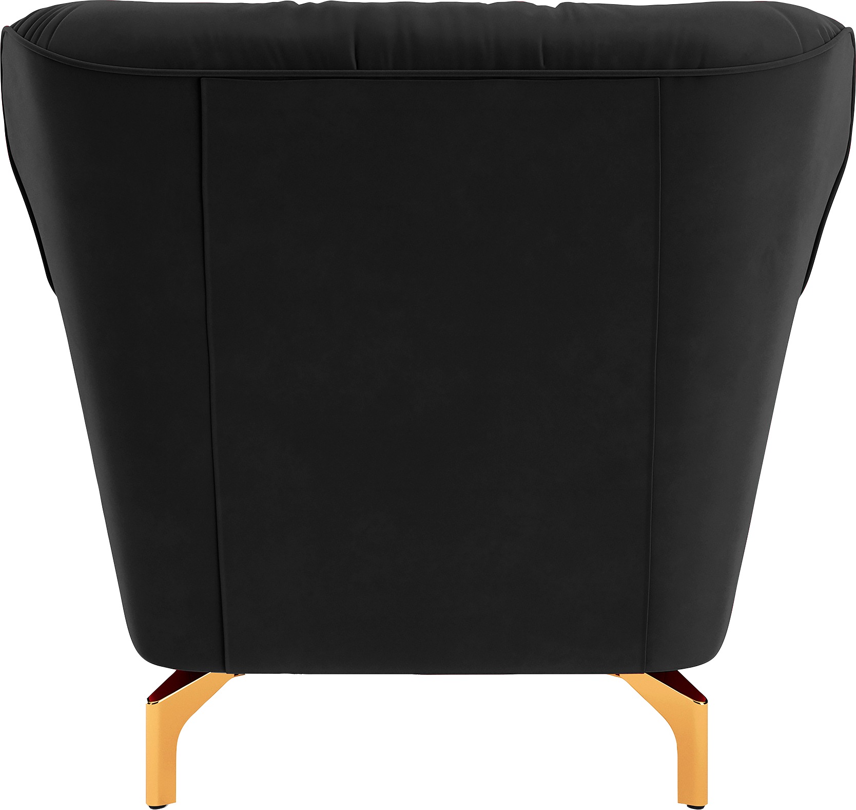 sit&more Sessel »Orient 3«, inkl. 1 Zierkissen mit Strass-Stein, goldfarbene Metallfüsse