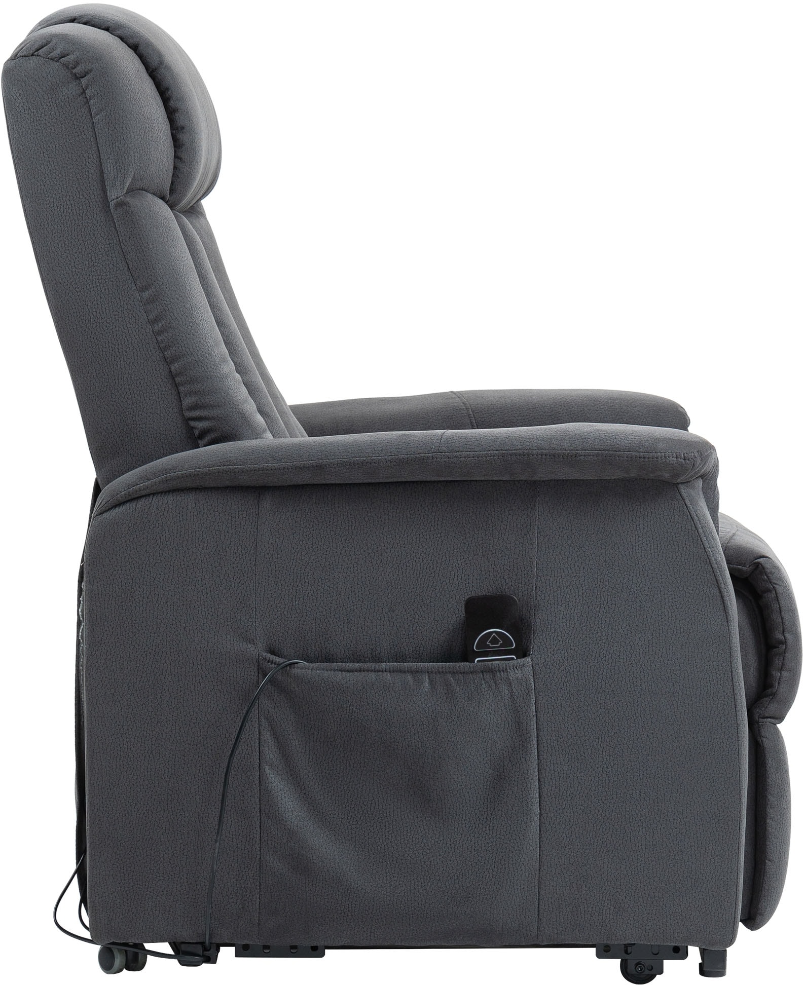 Duo Collection Fauteuil TV »Delphi mit elektrischer Aufstehhilfe« fonction relaxation et ressorts ensachés avec suspension à lames en acier