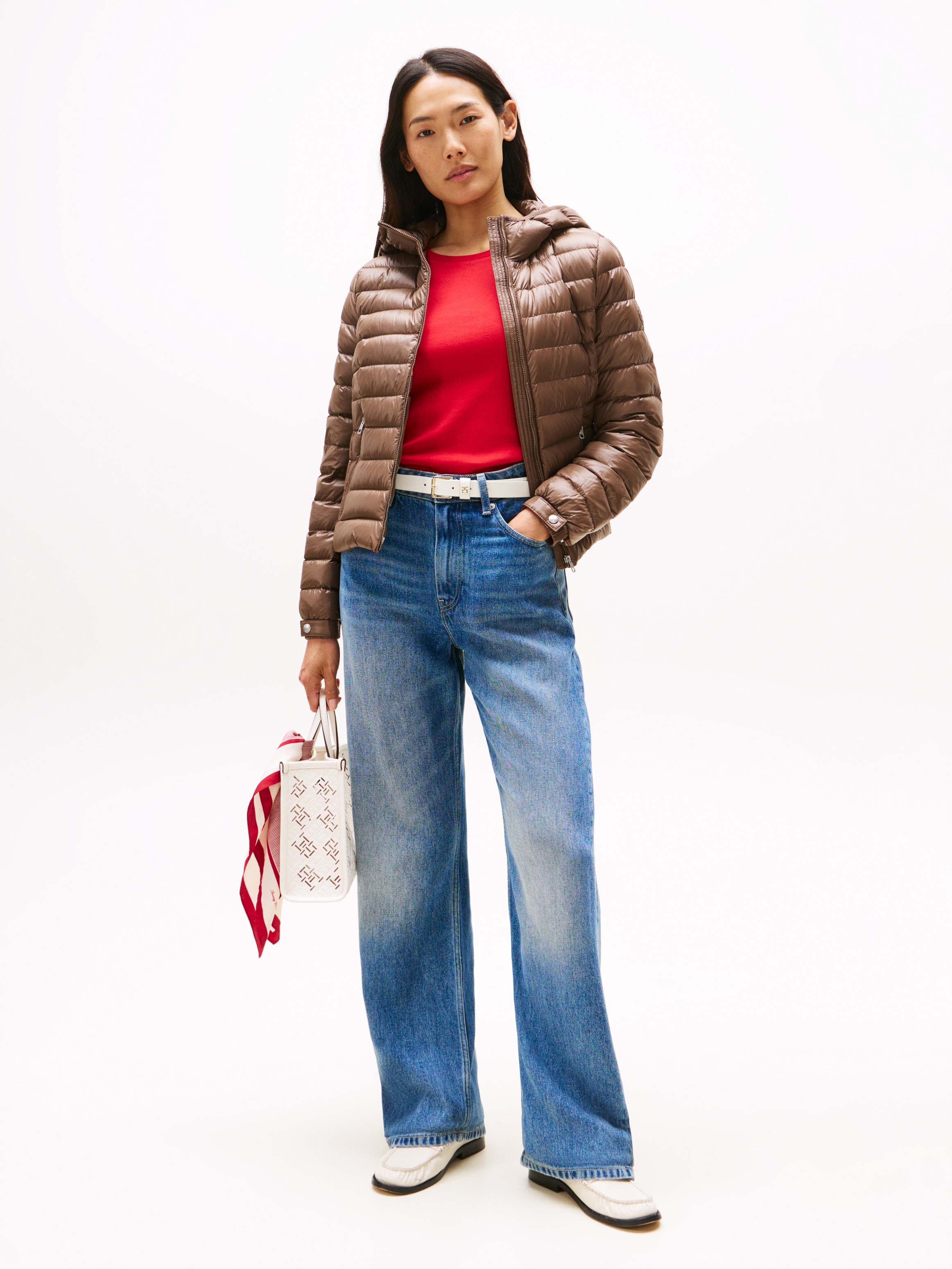 Tommy Hilfiger Steppjacke »UL DOWN REG HOODED JACKET«, mit Kapuze