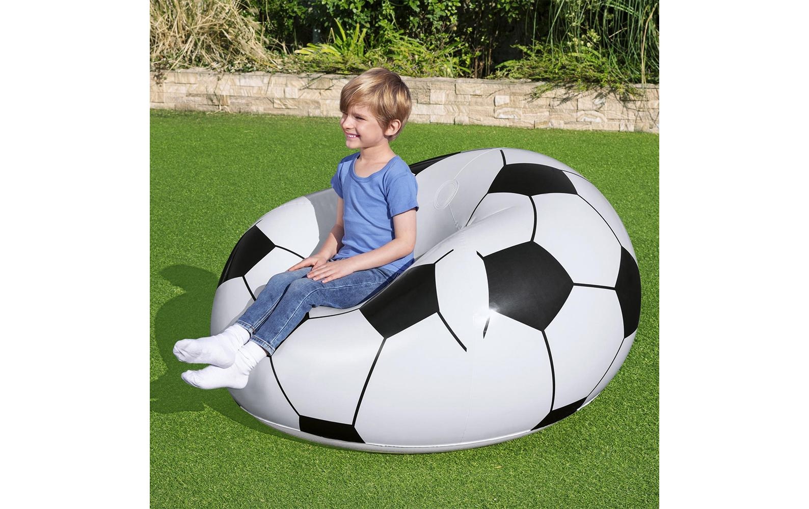 Bestway Luftsessel »Up, In und Over Fussball, 114 x 112 cm«